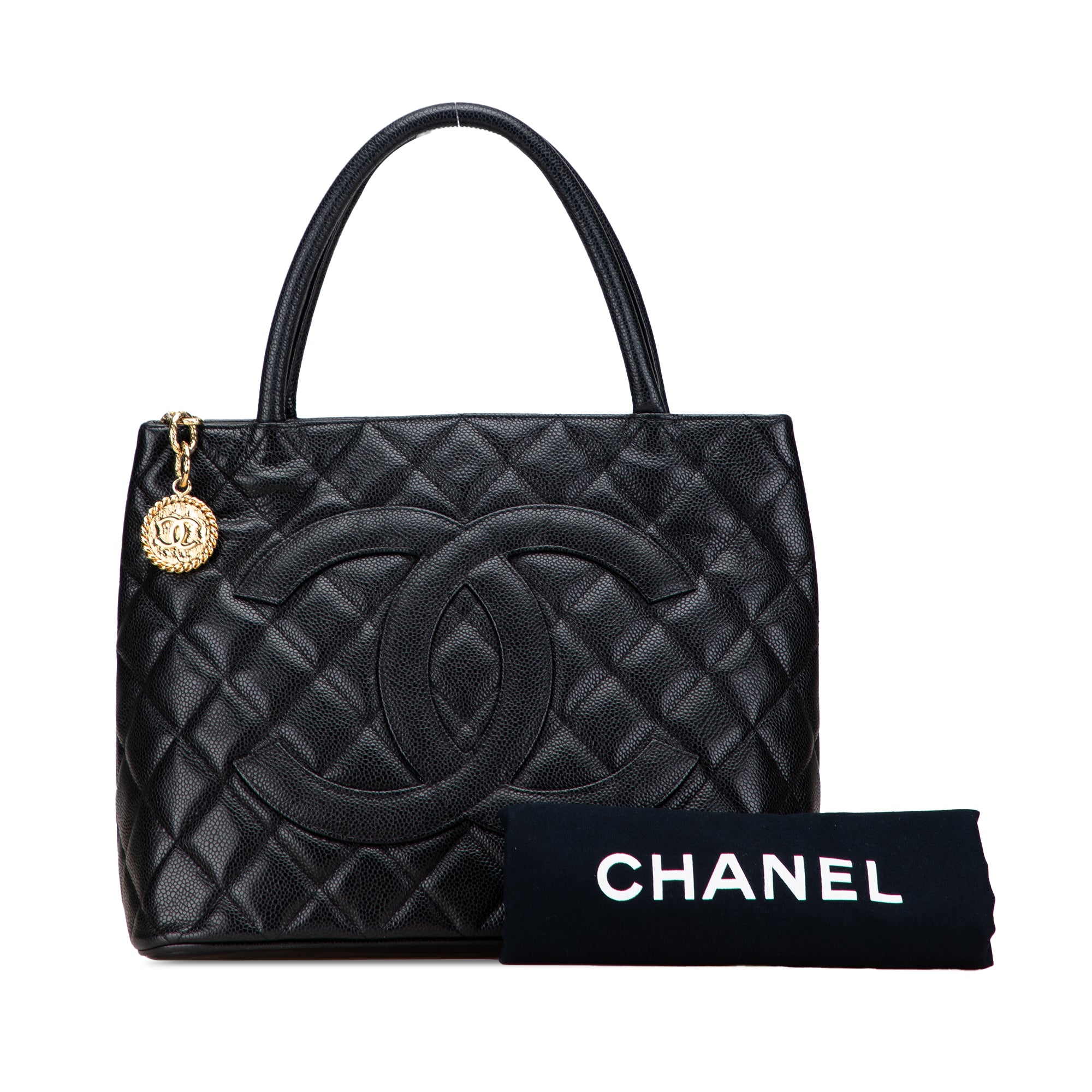 Chanel Caviar Medallion Tote - image 11