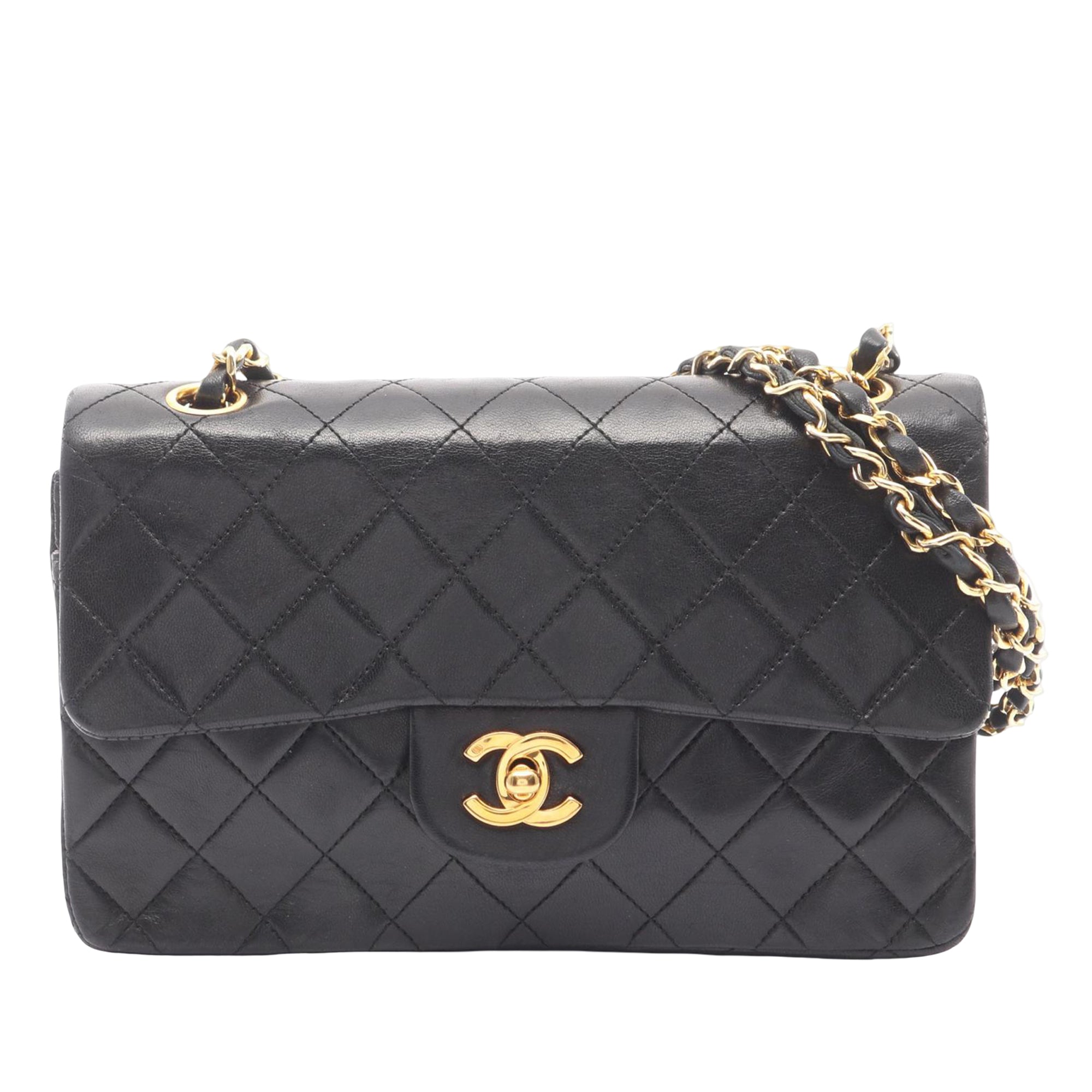 Chanel Small Classic Lambskin Double Flap - image 1