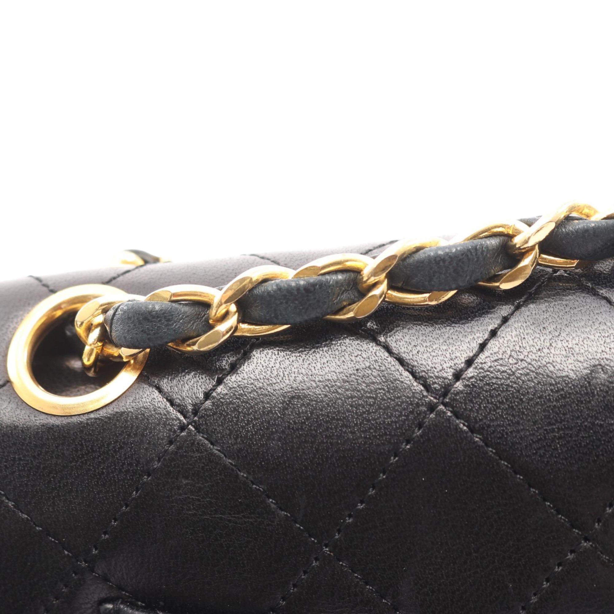 Chanel Small Classic Lambskin Double Flap - image 10