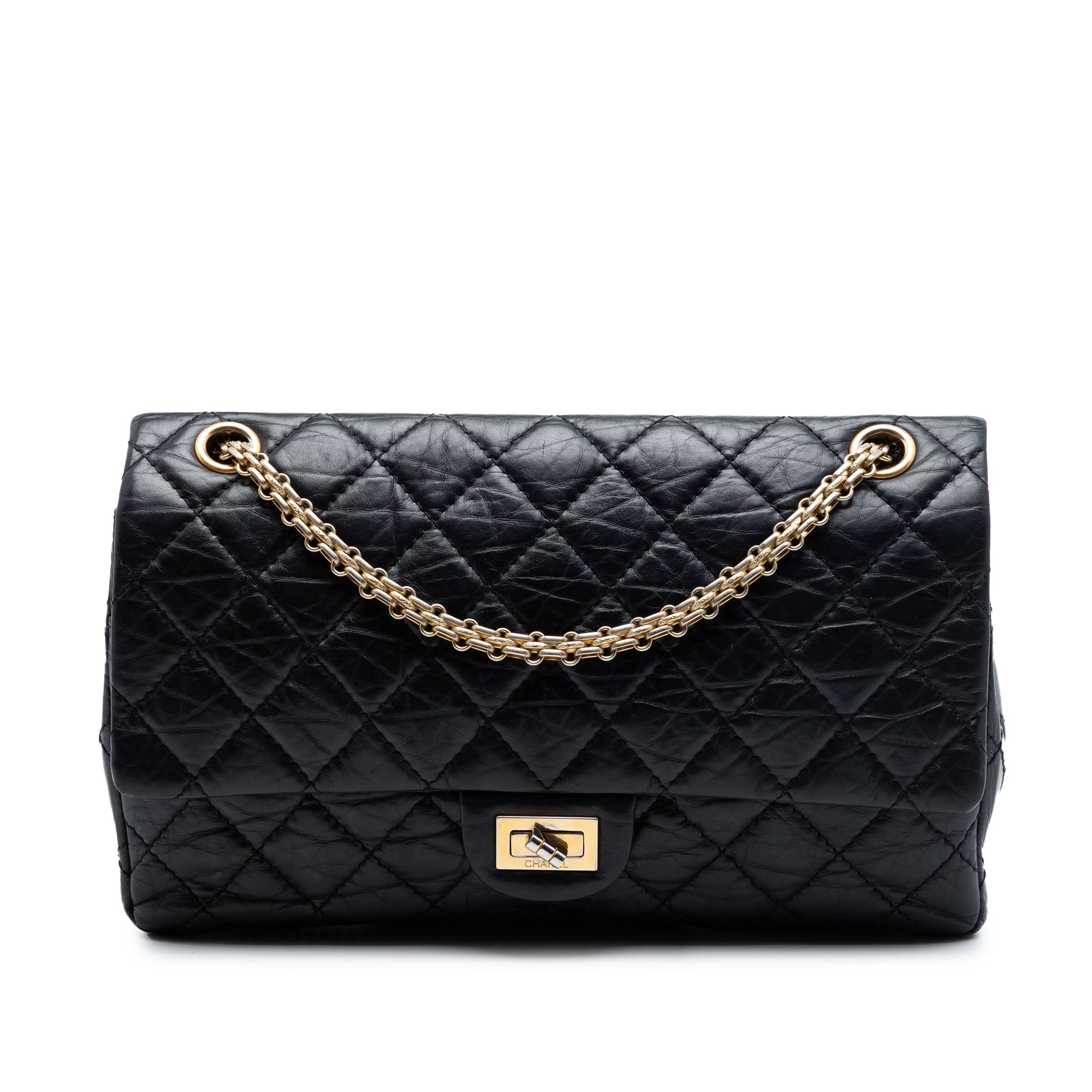 Chanel Quilted Aged Calfskin Reissue 2.55 Double Flap 226 - image 1