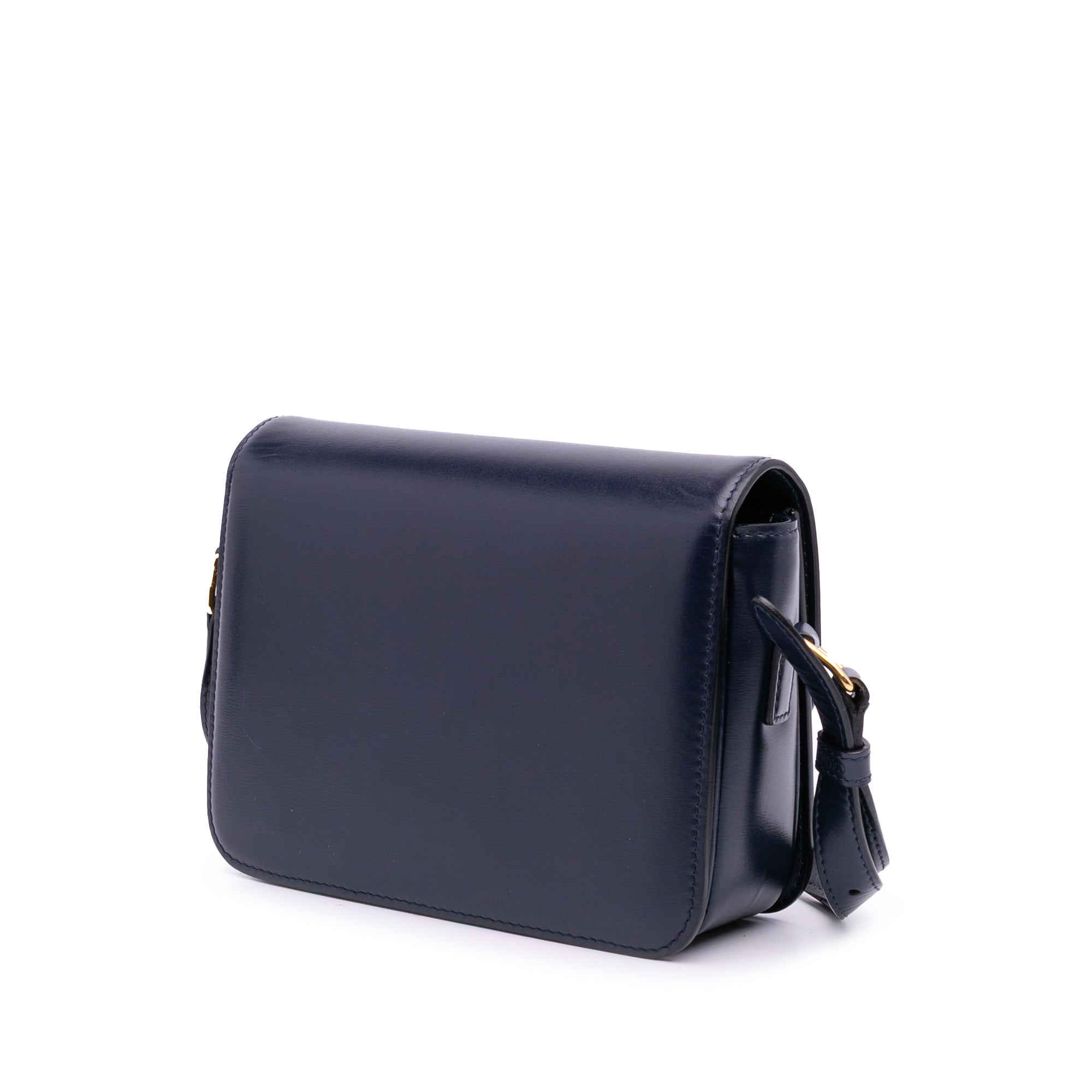 Celine Teen Shiny Calfskin Triomphe Crossbody - image 2