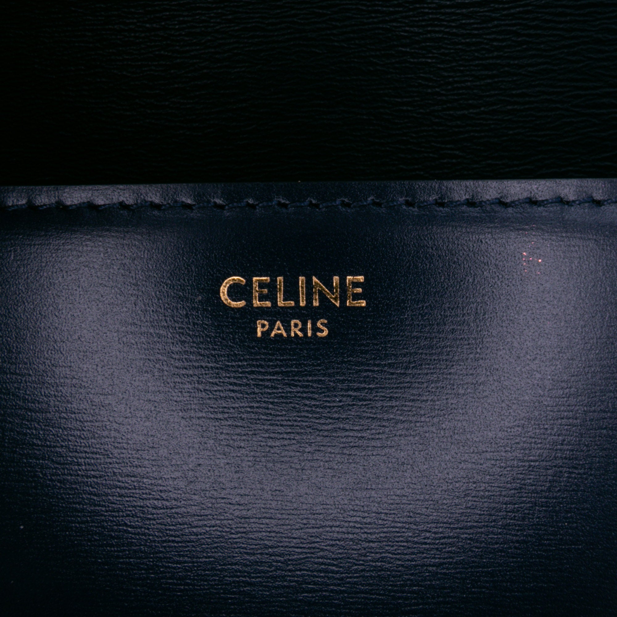Celine Teen Shiny Calfskin Triomphe Crossbody - image 5