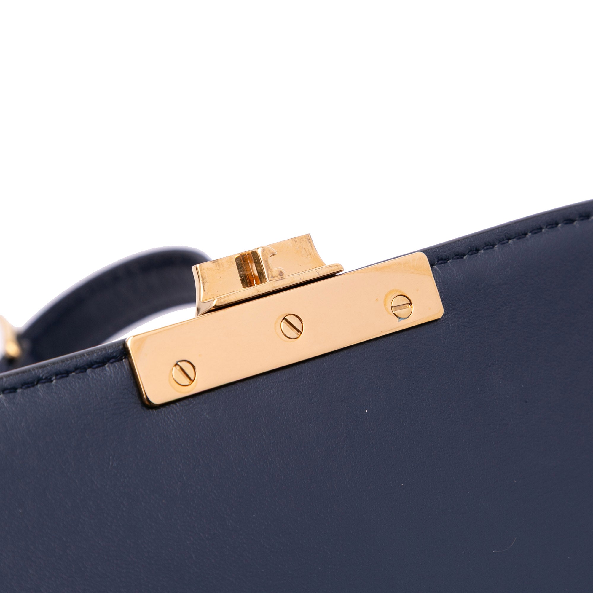 Celine Teen Shiny Calfskin Triomphe Crossbody - image 9