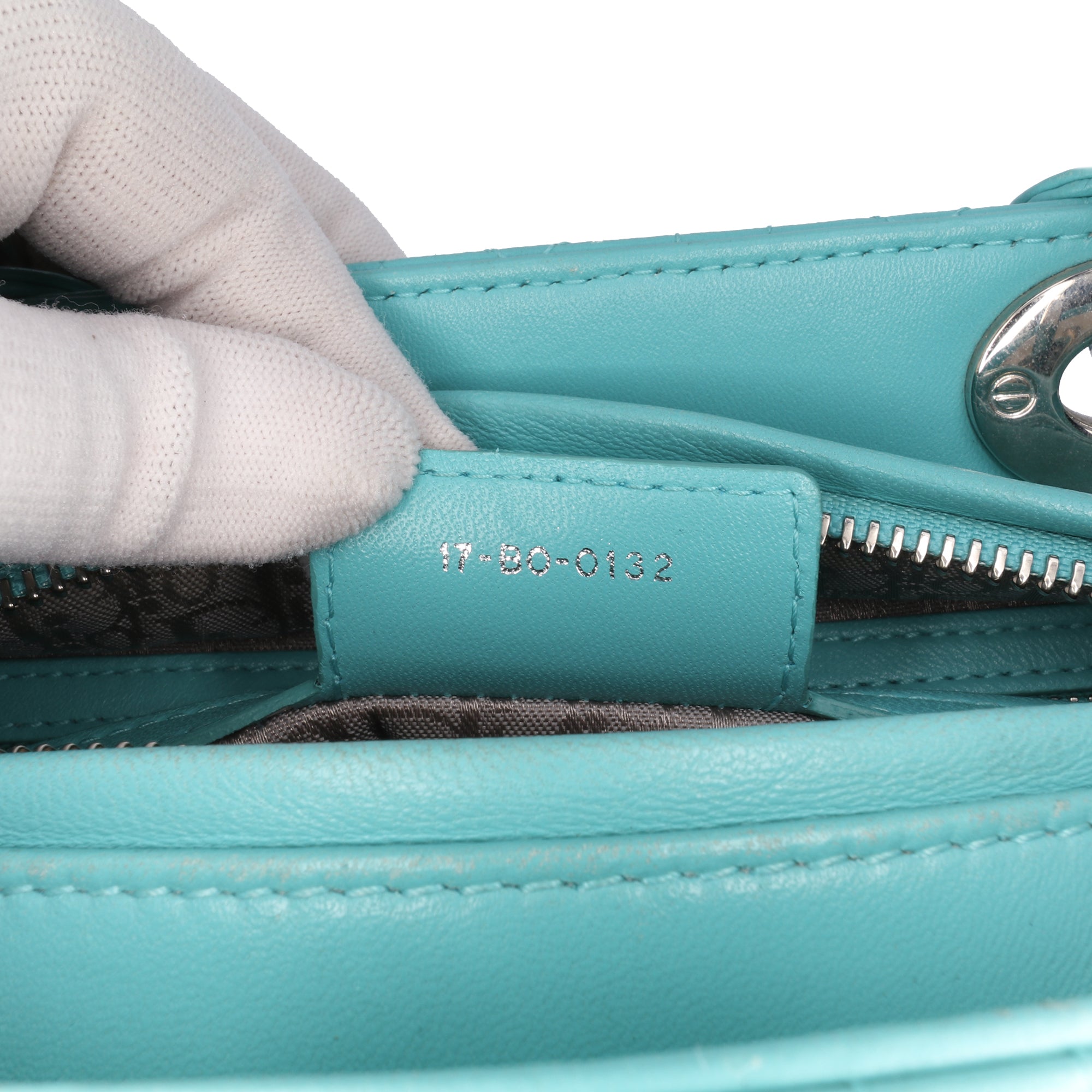 Dior Medium Lambskin Cannage Lady Dior - image 5