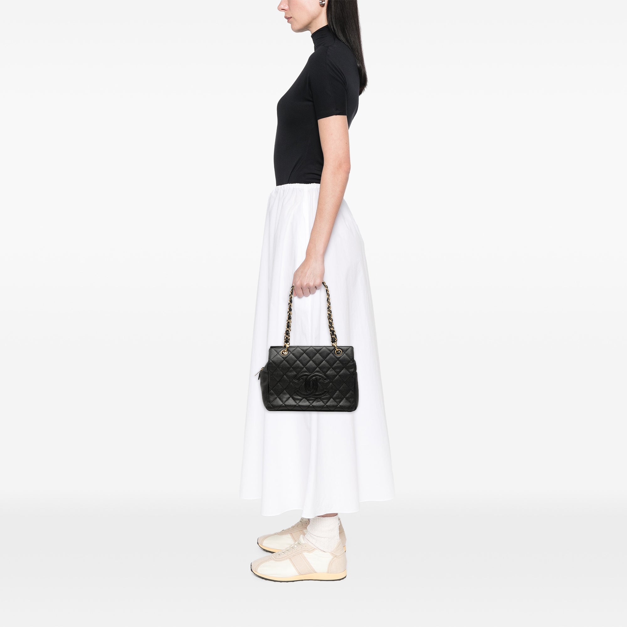 Chanel Petite Caviar Timeless Tote - image 7