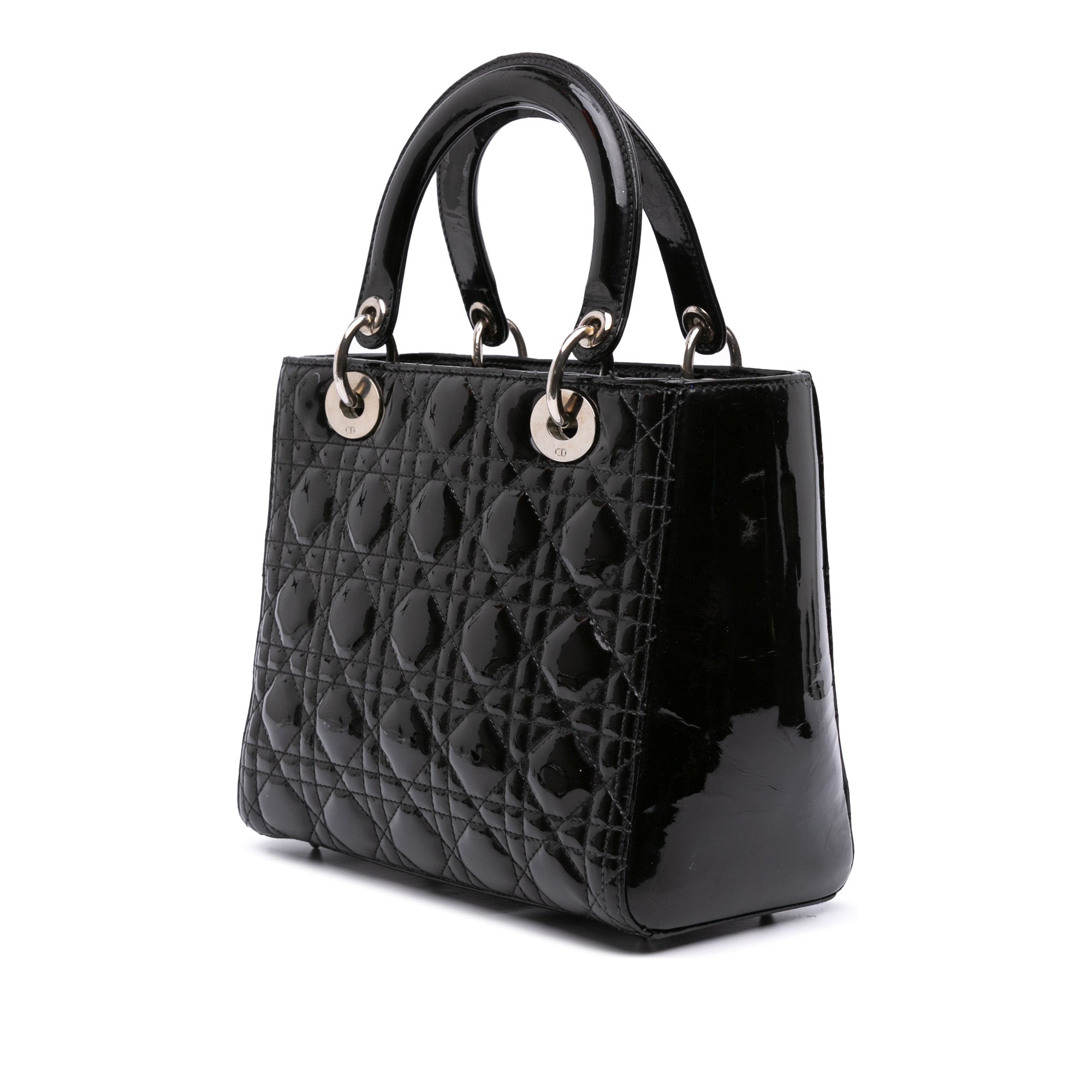 Dior Medium Patent Cannage Lady Dior - image 2