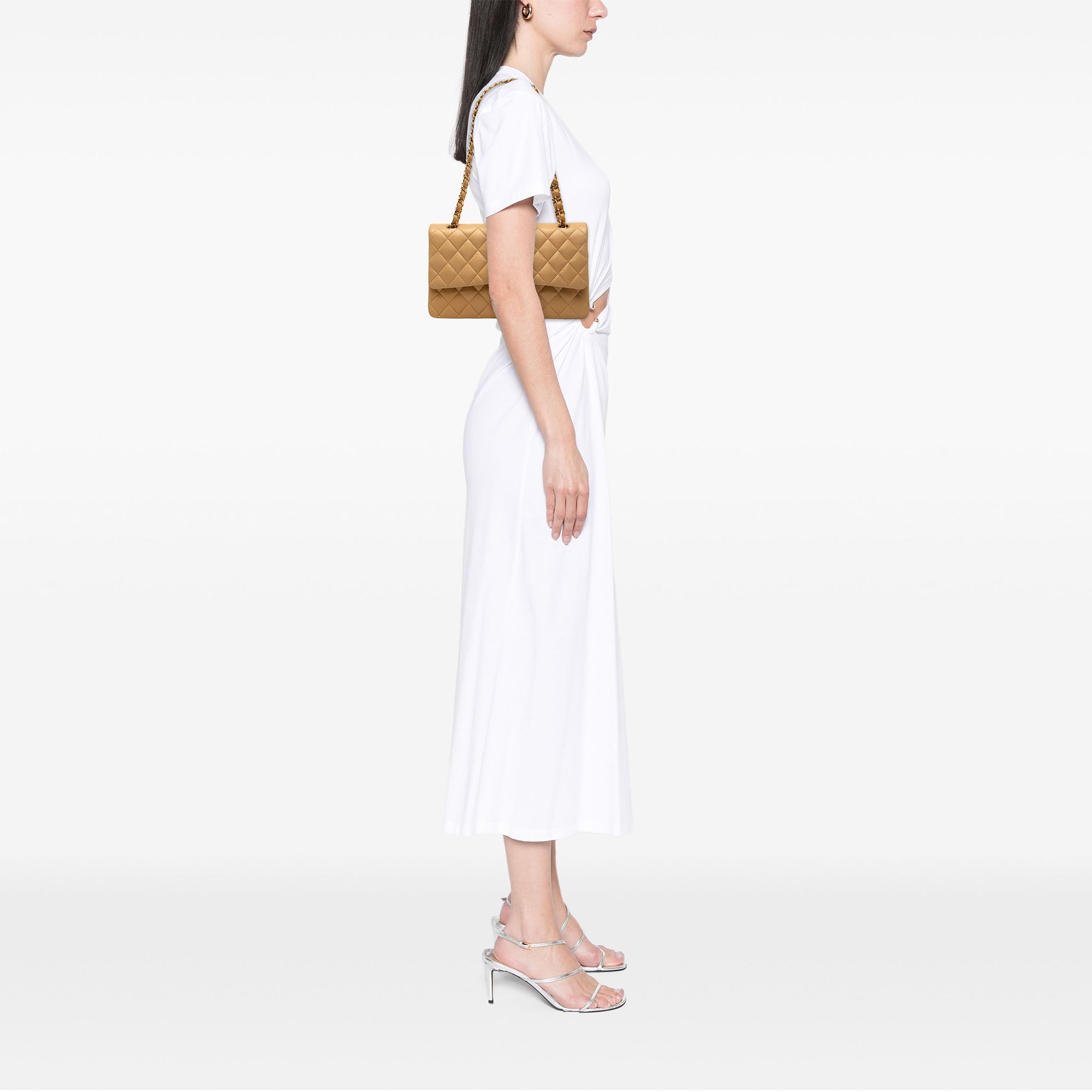 Chanel Medium Classic Lambskin Double Flap - image 6