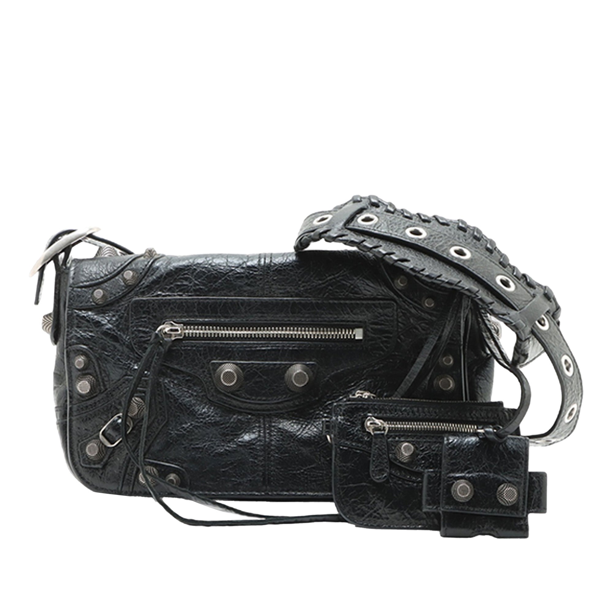 Balenciaga XS Lambskin Motocross Le Cagole Flap Crossbody - image 10