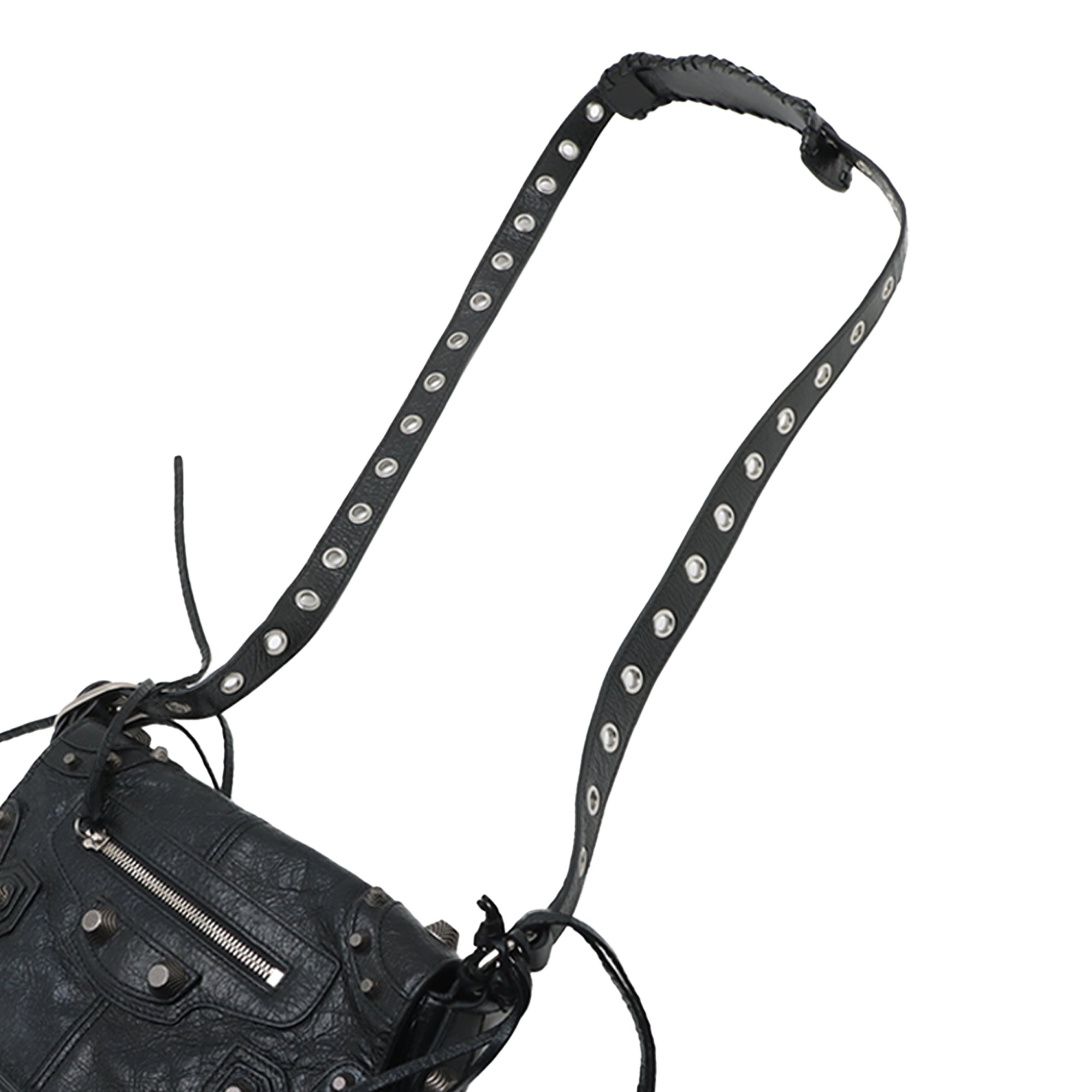 Balenciaga XS Lambskin Motocross Le Cagole Flap Crossbody - image 9
