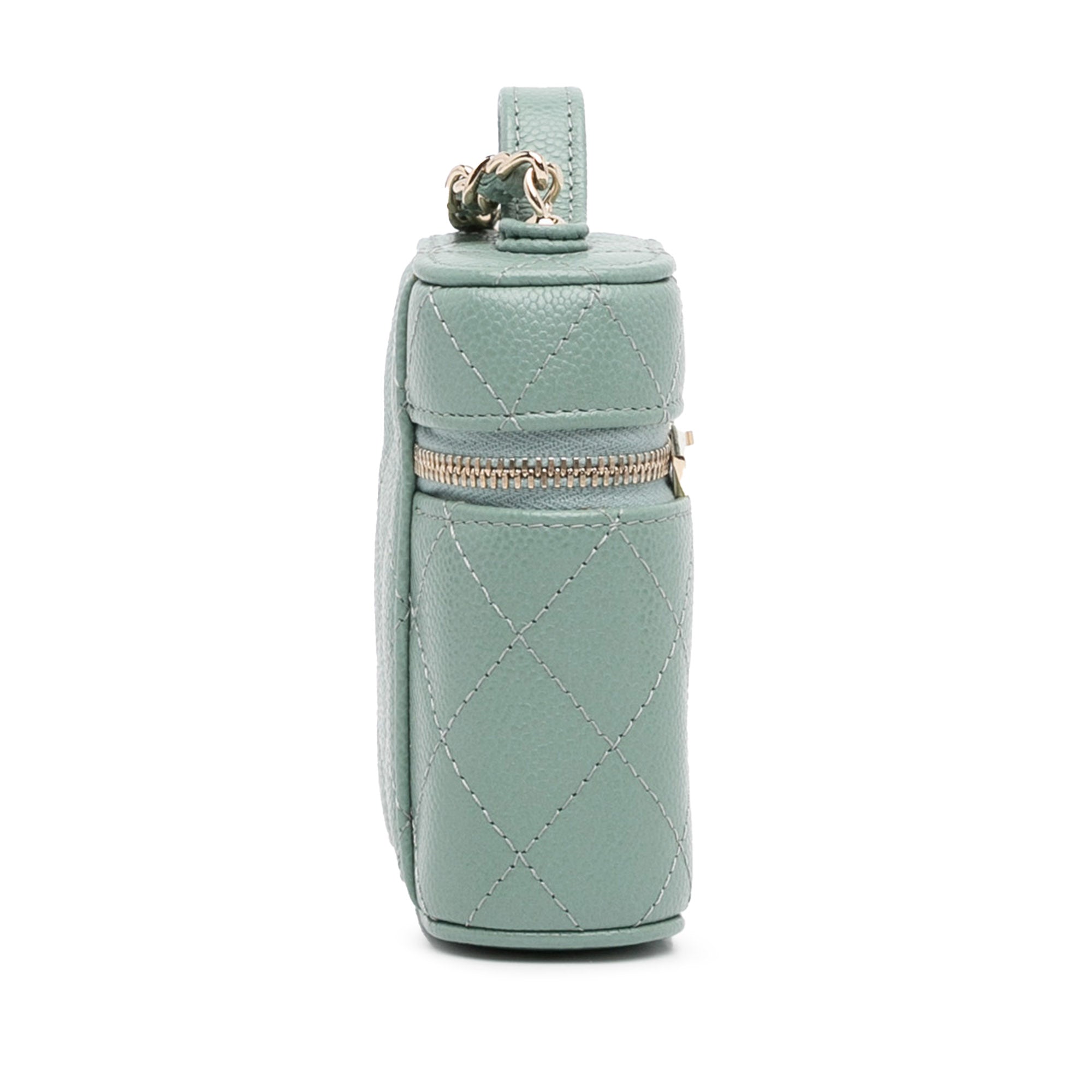 Chanel Mini Caviar Handle with Care Vanity Case - image 3