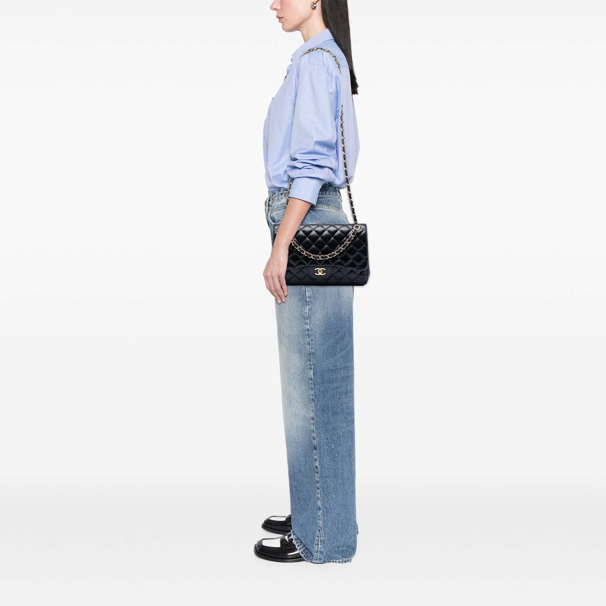 Chanel Jumbo Classic Lambskin Double Flap - image 8