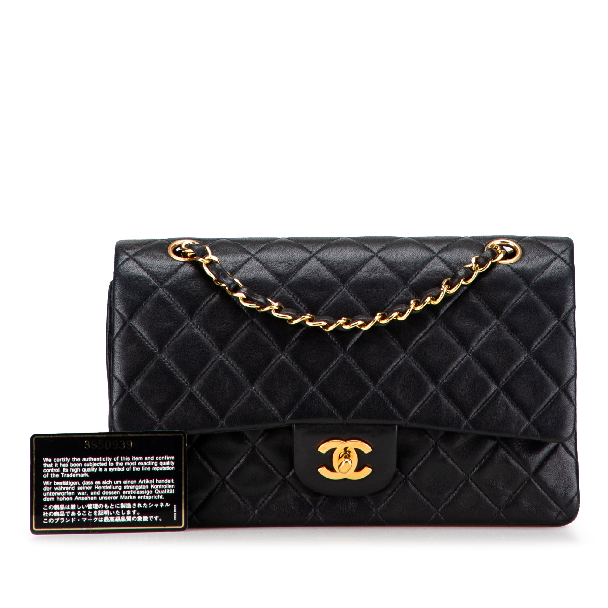 Chanel Medium Classic Lambskin Double Flap - image 11