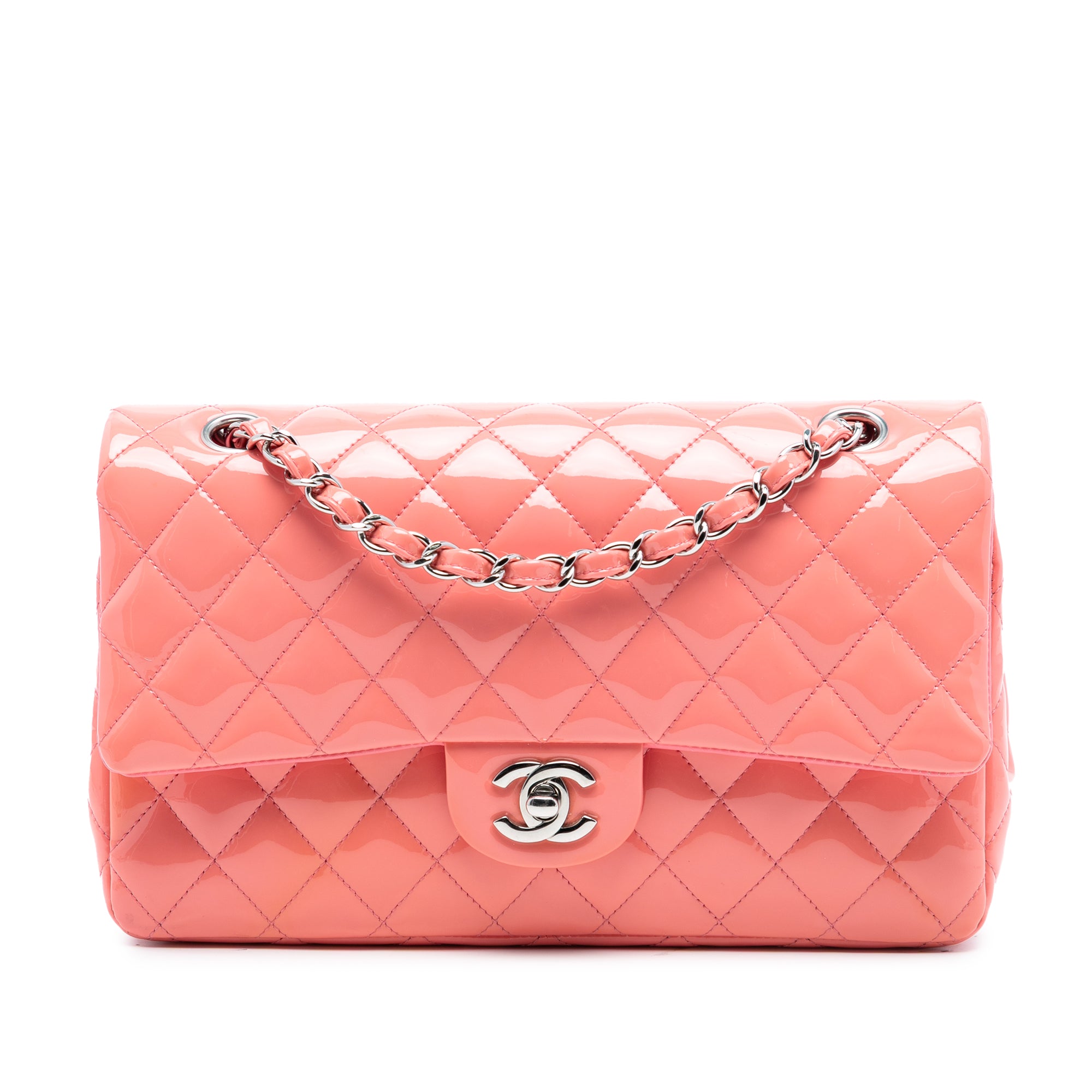 Chanel Medium Classic Patent Double Flap - image 1