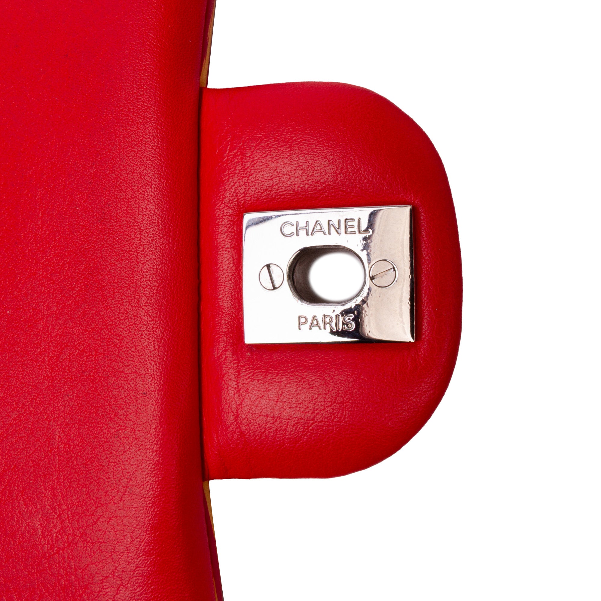 Chanel Mini Square Classic Patent Striped Single Flap - image 5