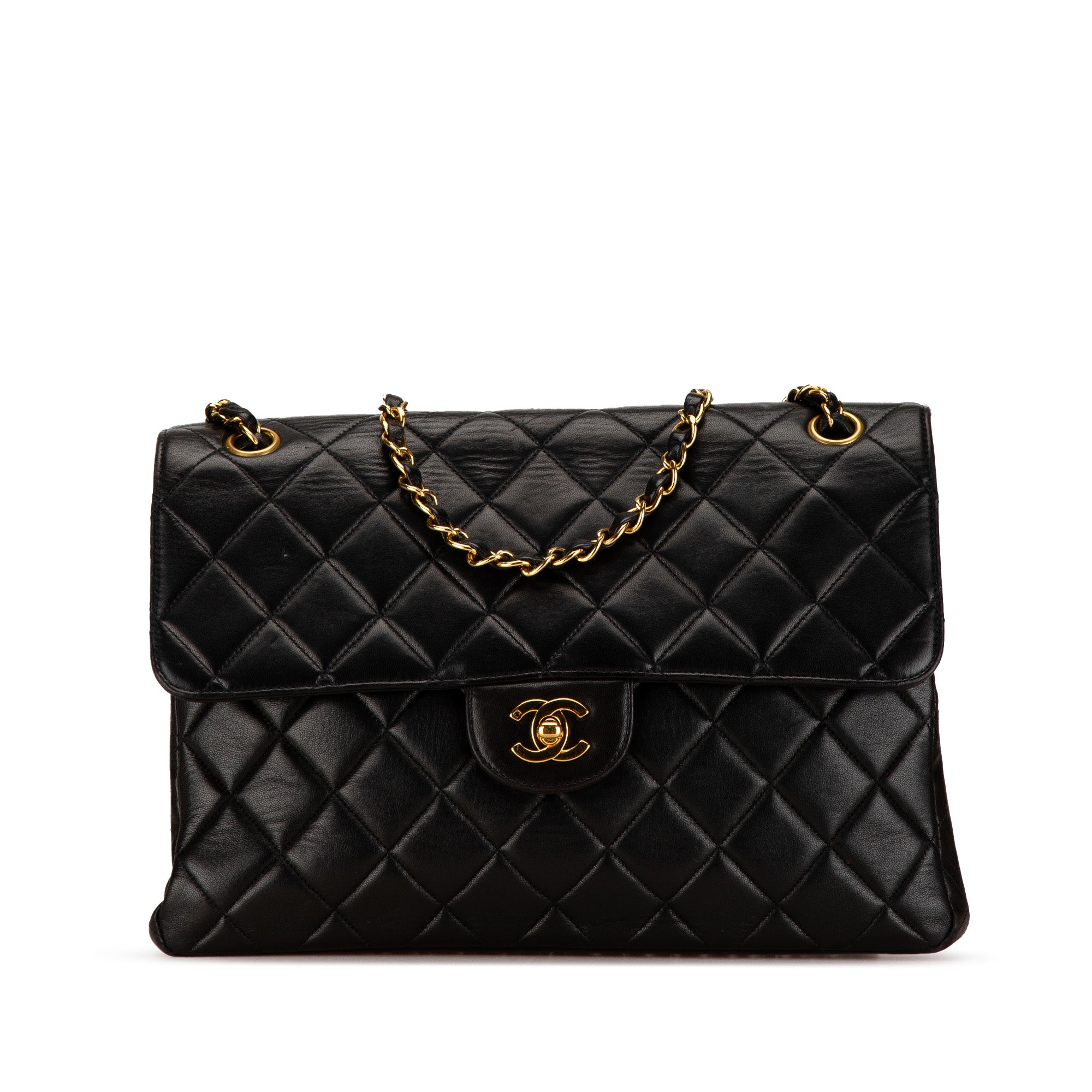 Chanel Jumbo Quilted Lambskin Double Sided Flap - image 1