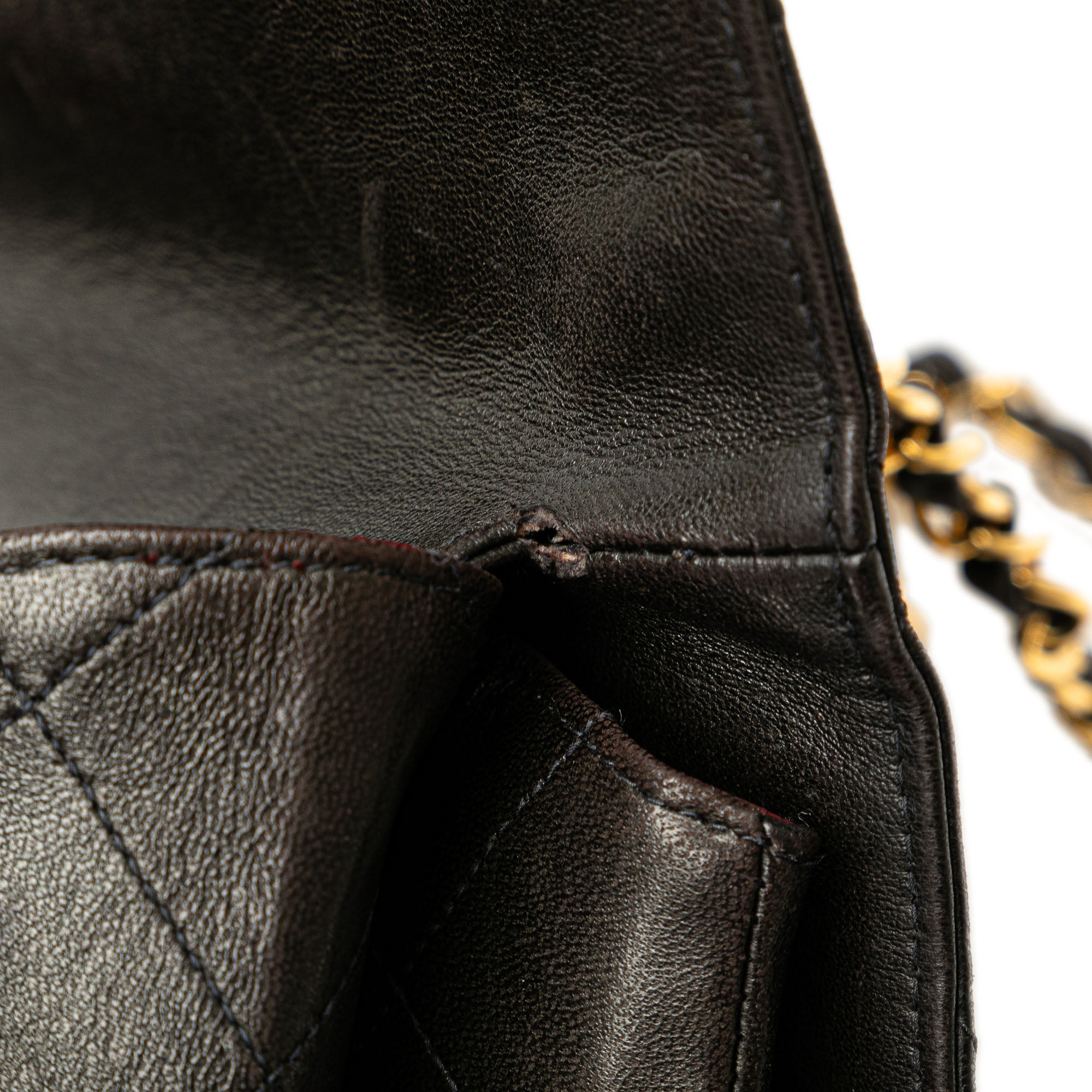 Chanel Jumbo Quilted Lambskin Double Sided Flap - image 12