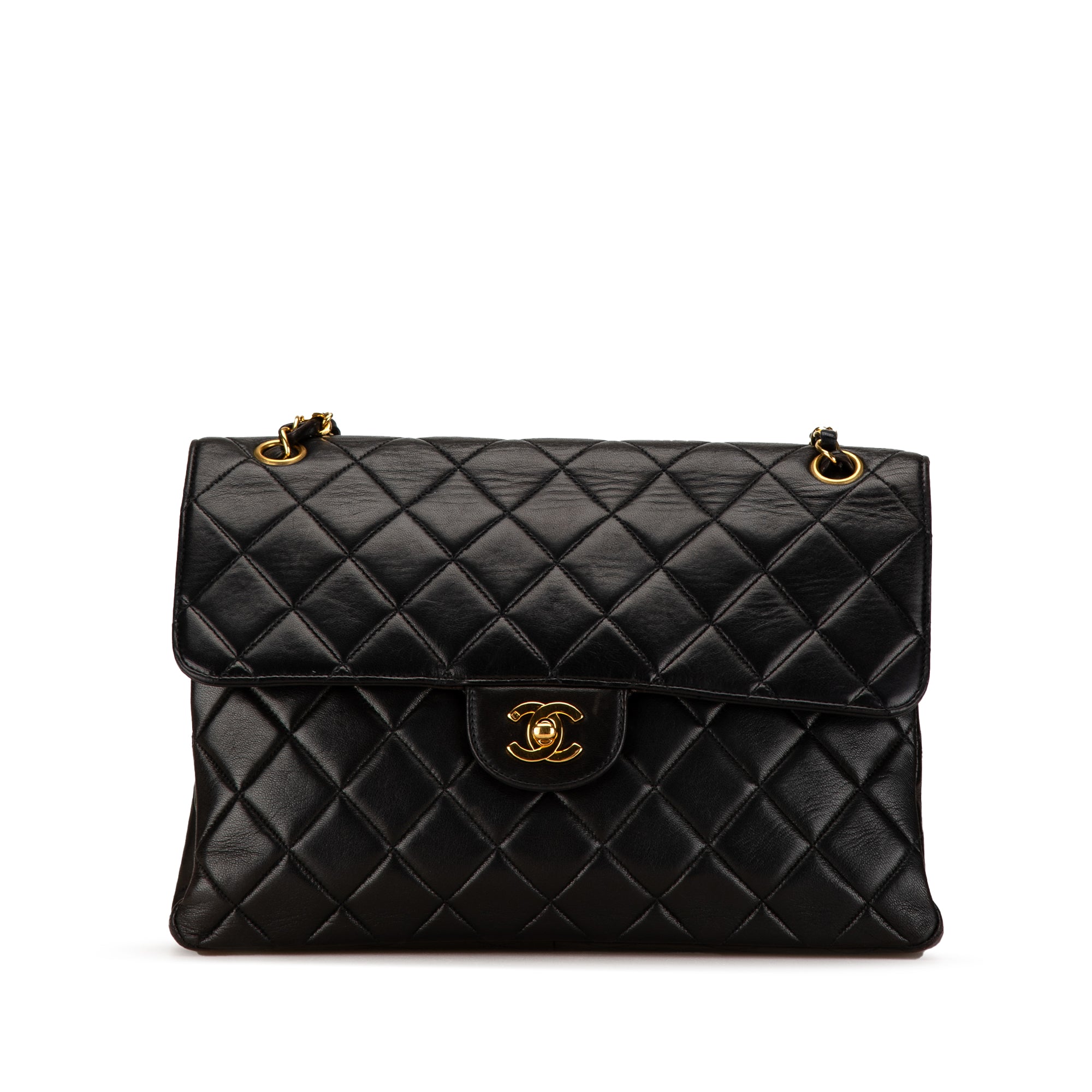 Chanel Jumbo Quilted Lambskin Double Sided Flap - image 3