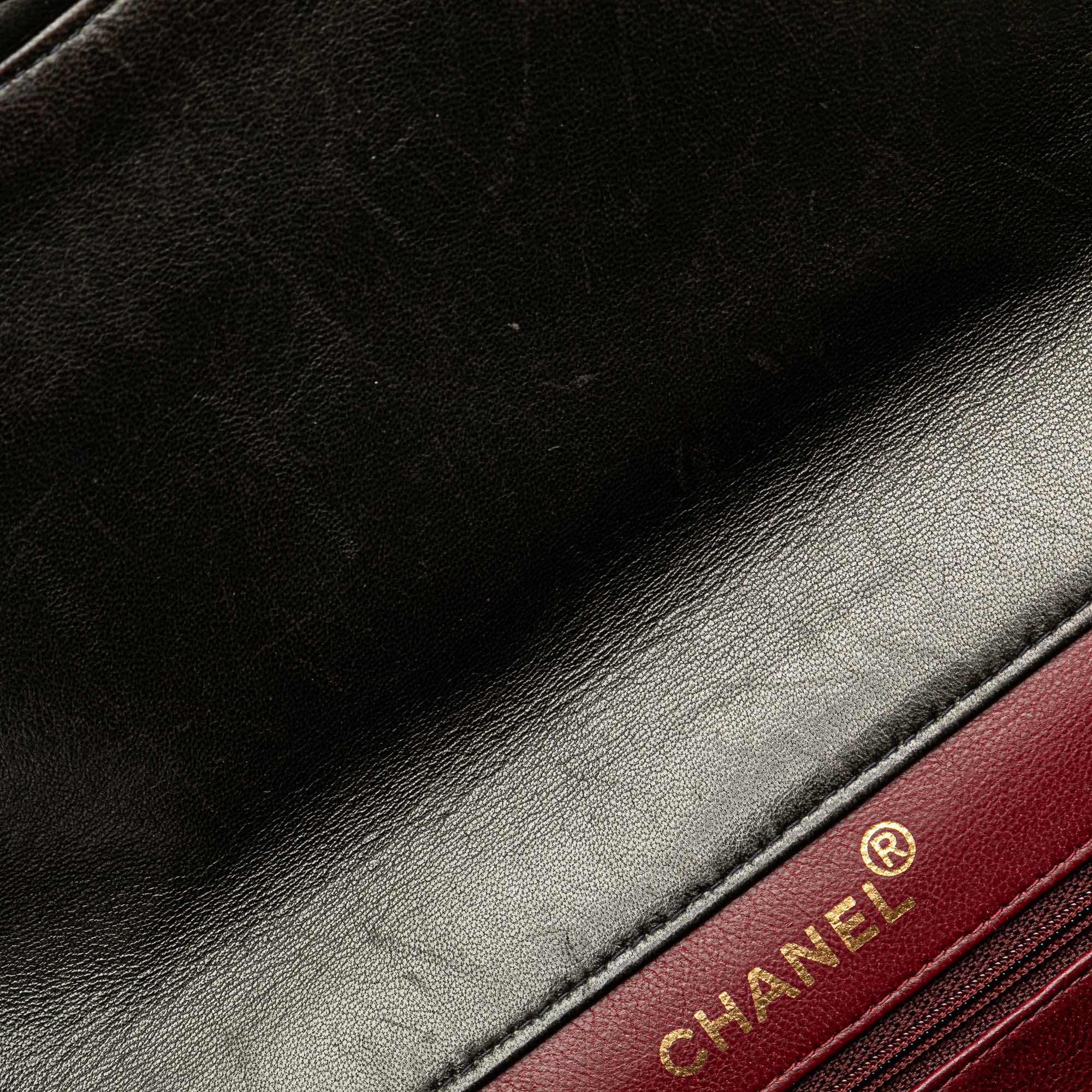 Chanel Jumbo Quilted Lambskin Double Sided Flap - image 9