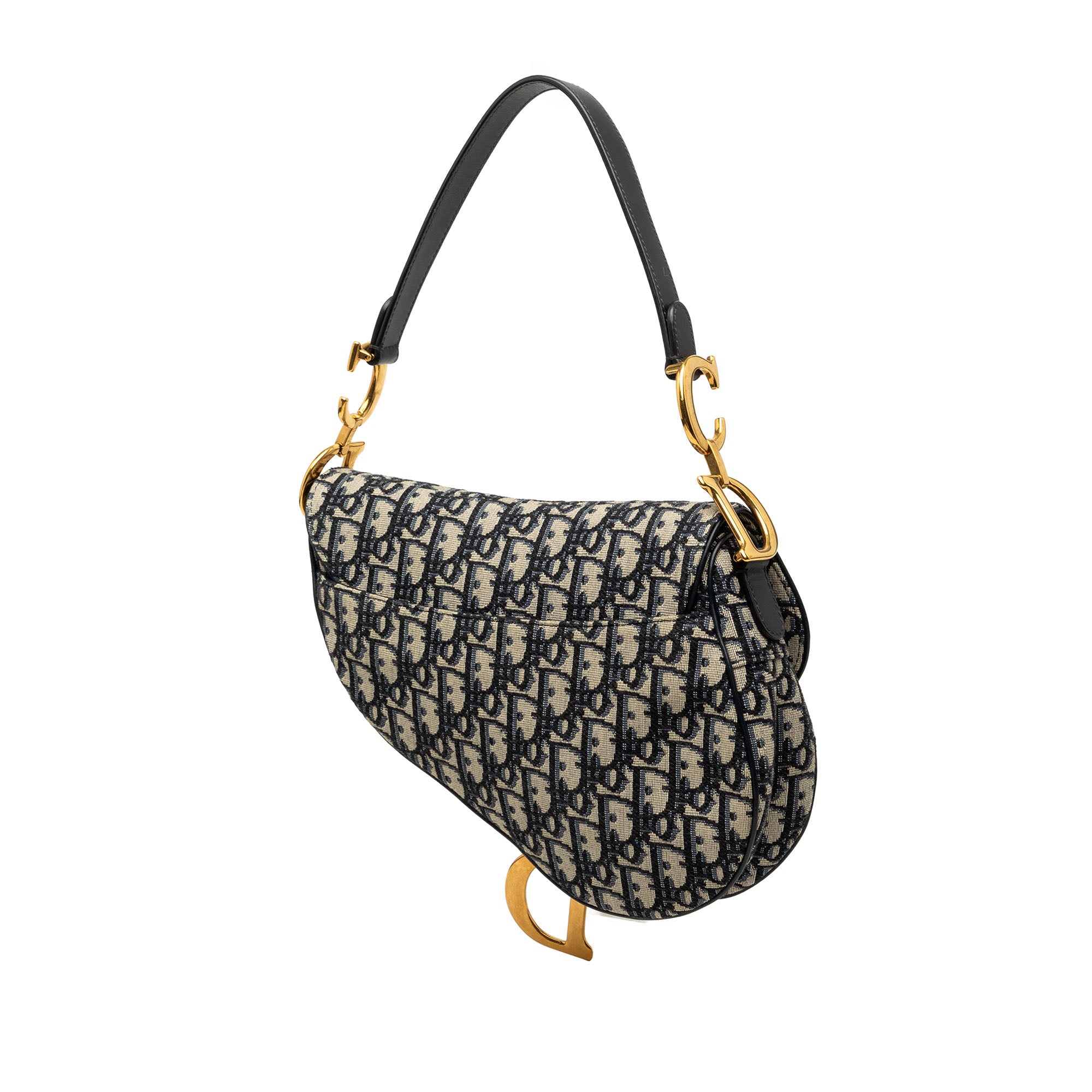 Dior Oblique Canvas Saddle Bag - image 2