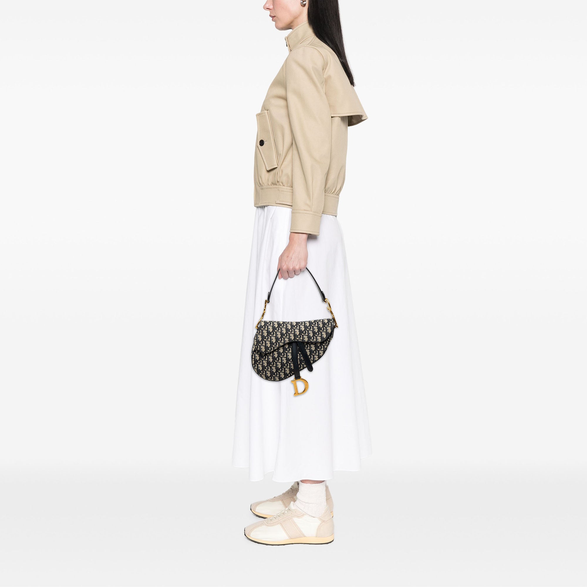 Dior Oblique Canvas Saddle Bag - image 6