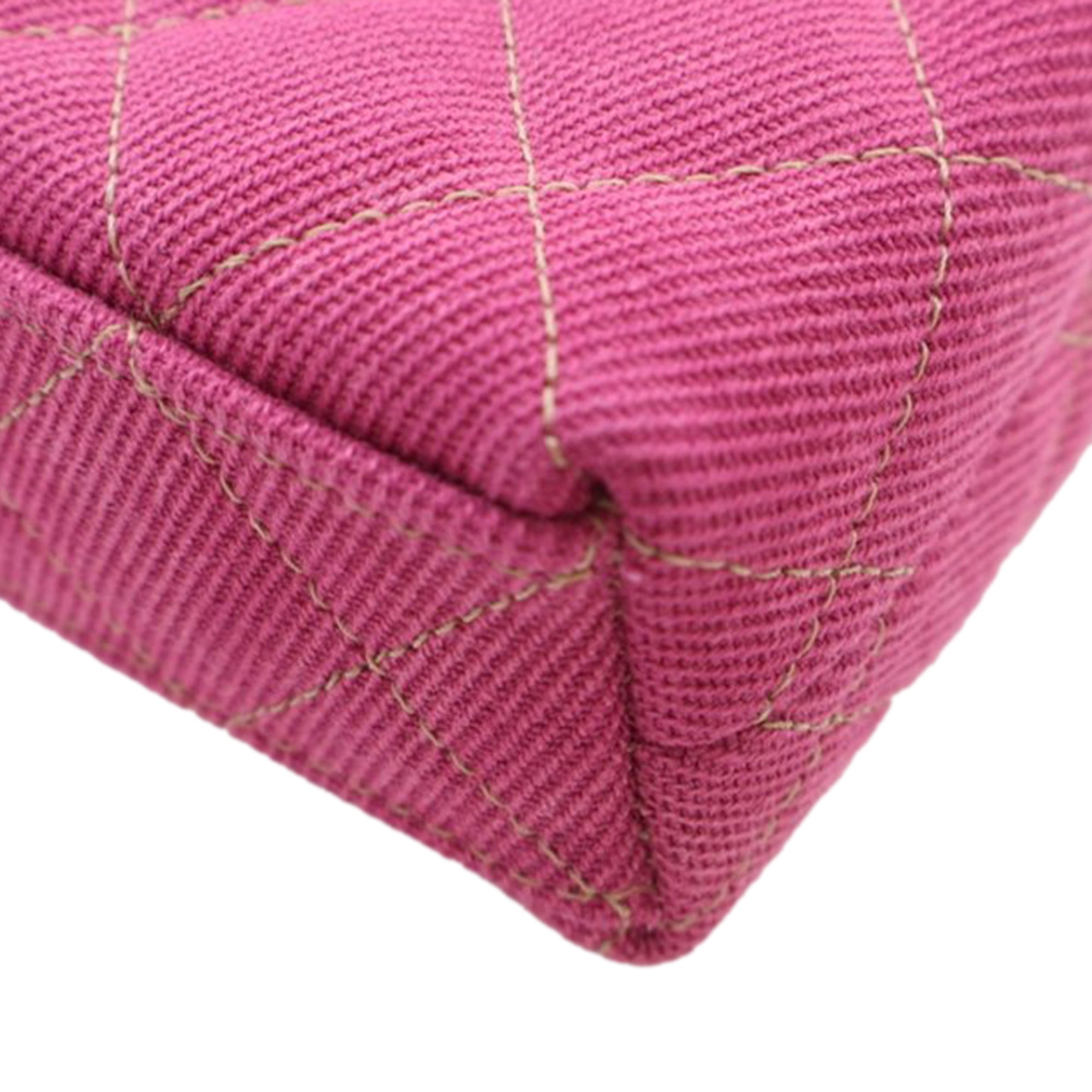 Chanel Nano Quilted Denim Kelly Shopper Bag - image 7