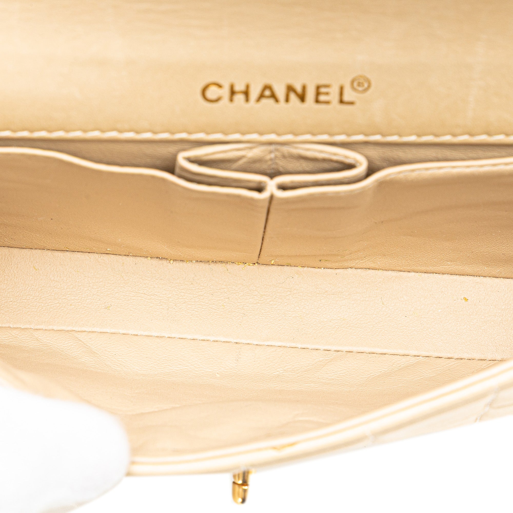 Chanel CC Chocolate Bar Lambskin and Patent East West Flap - image 4