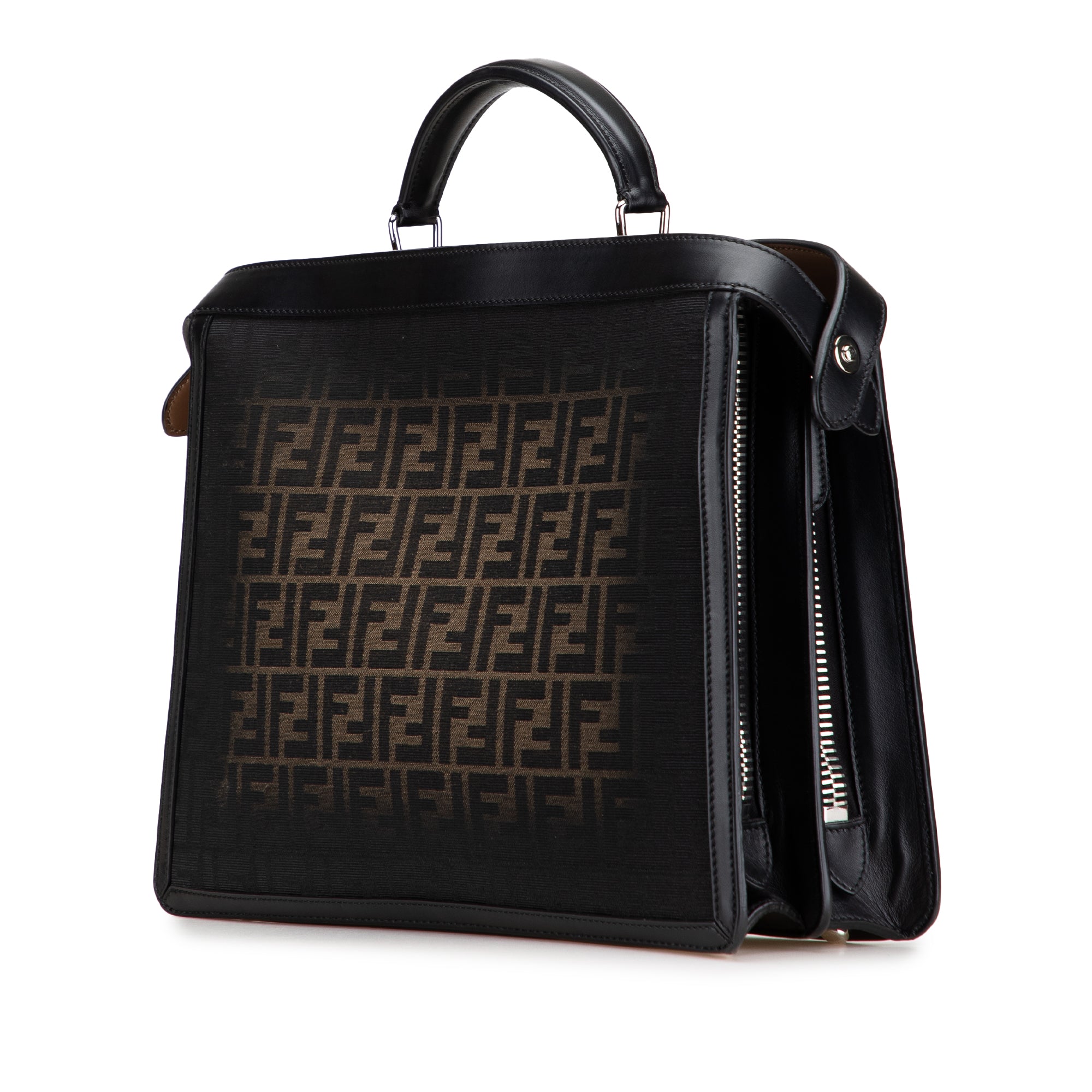 Fendi Medium Zucca Peekaboo ISeeU Briefcase - image 2