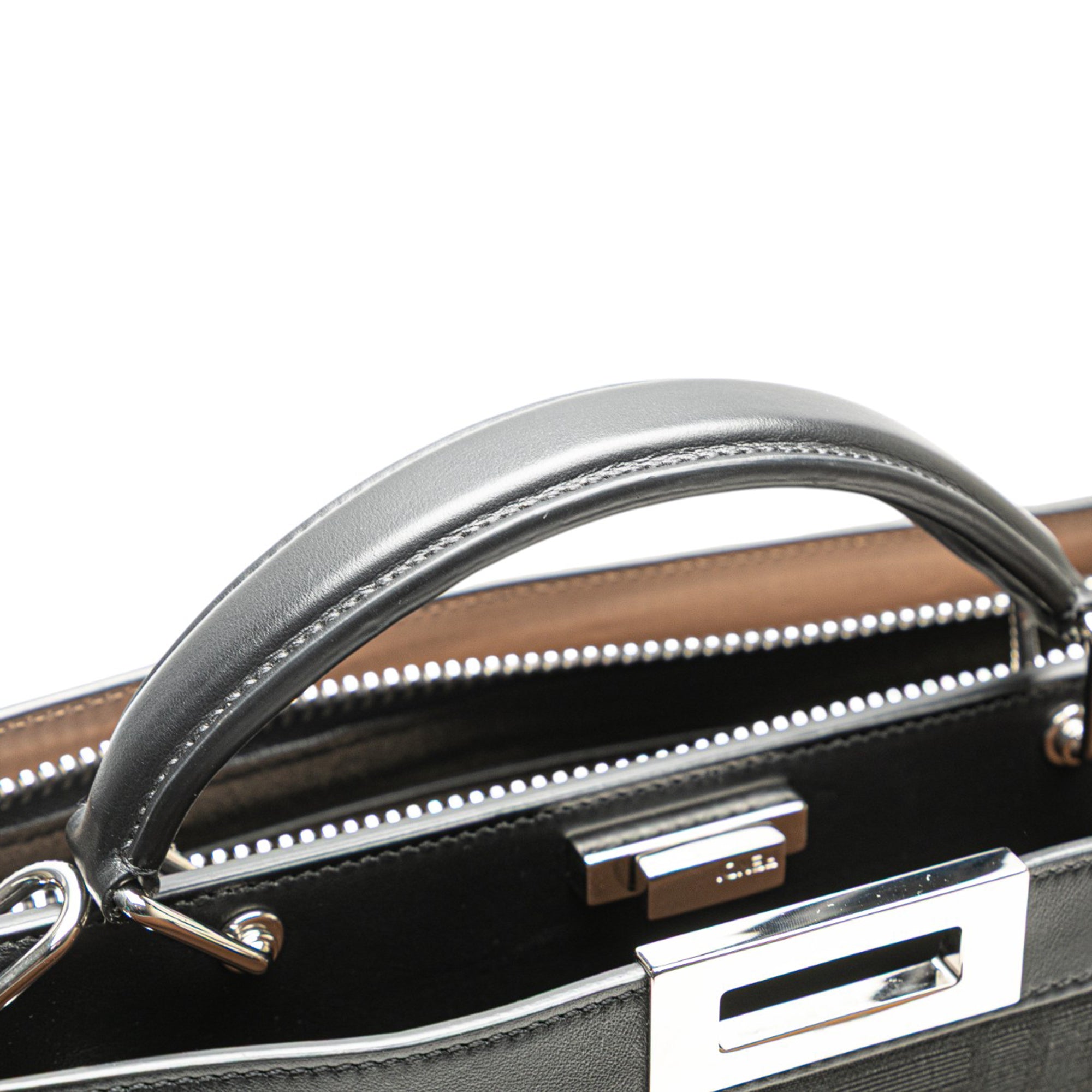 Fendi Medium Zucca Peekaboo ISeeU Briefcase - image 8