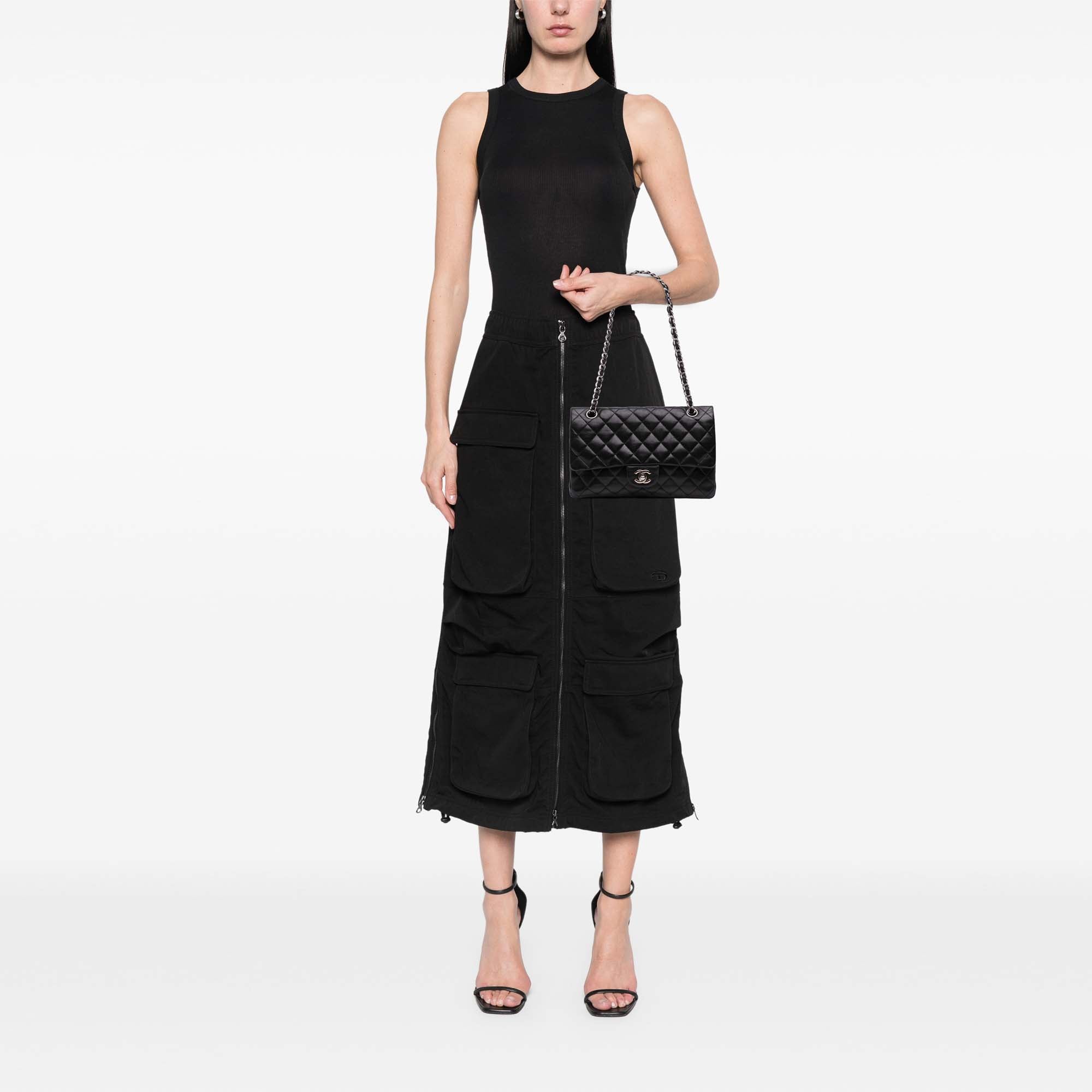 Chanel Medium Classic Lambskin Double Flap - image 13