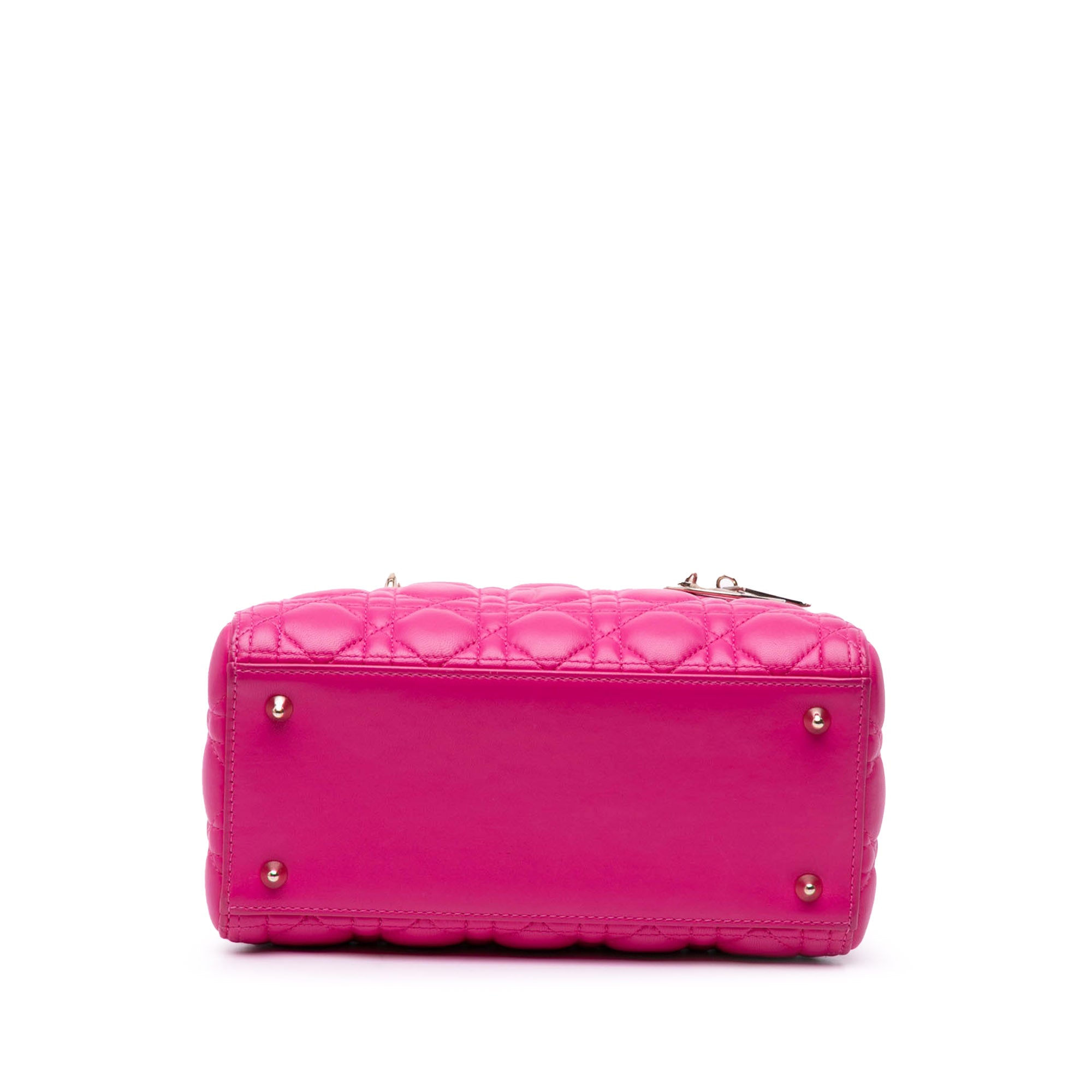 Dior Medium Lambskin Cannage Lady Dior - image 3