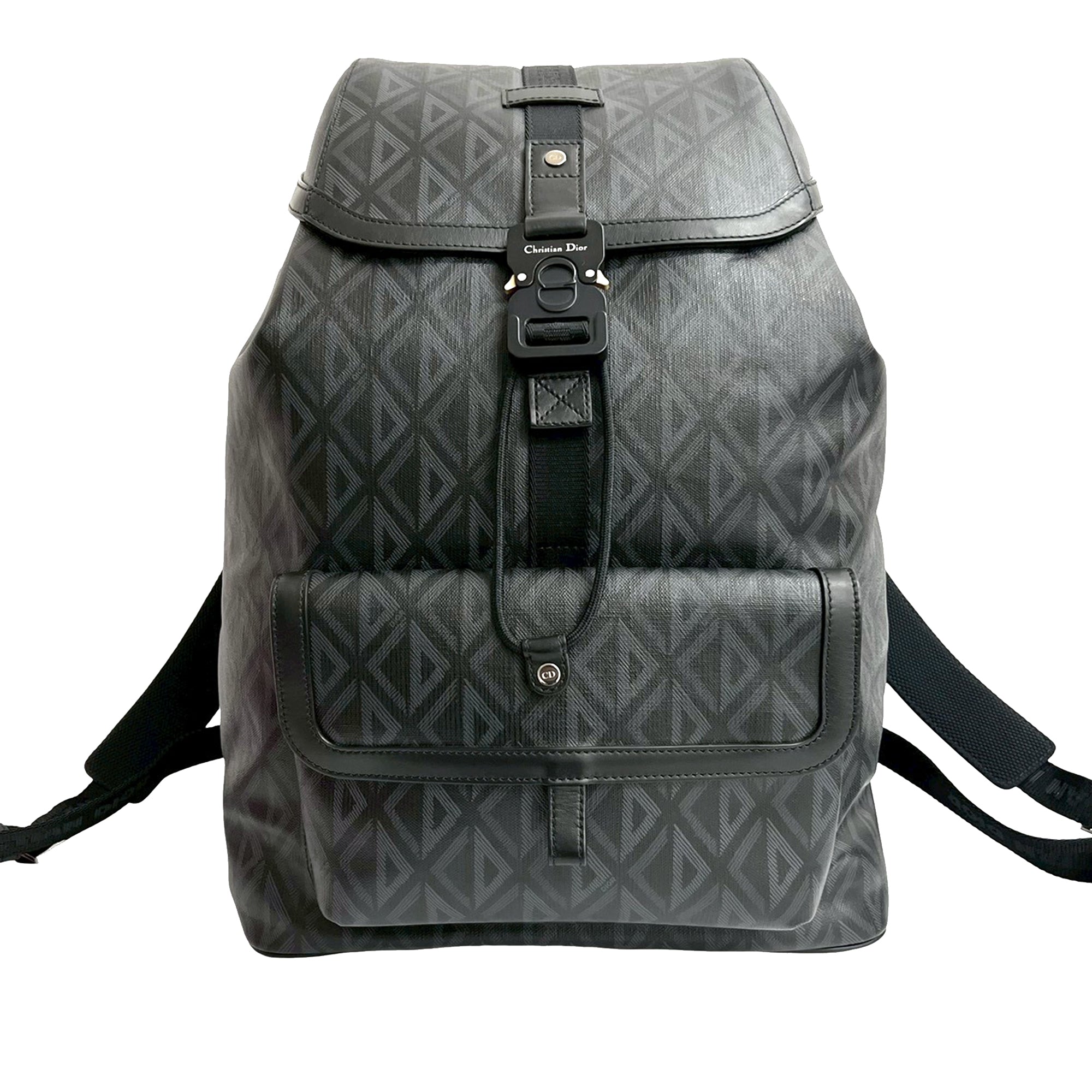 Dior CD Diamond Coated Canvas Hit the Road Backpack - image 1