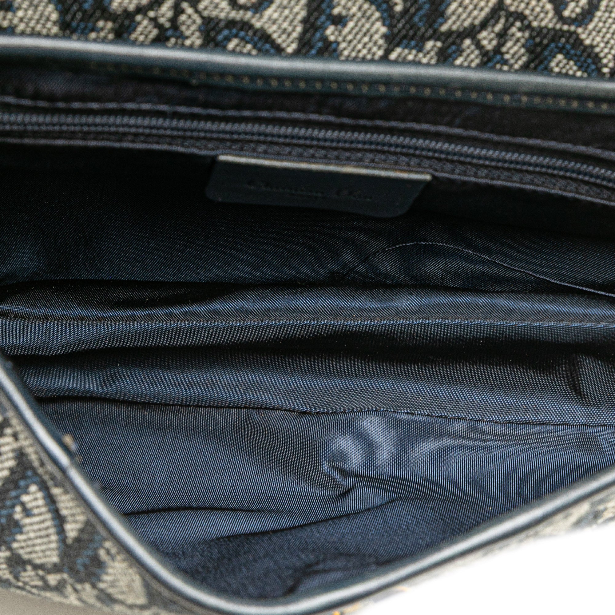 Dior Oblique Canvas Saddle Bag - image 4