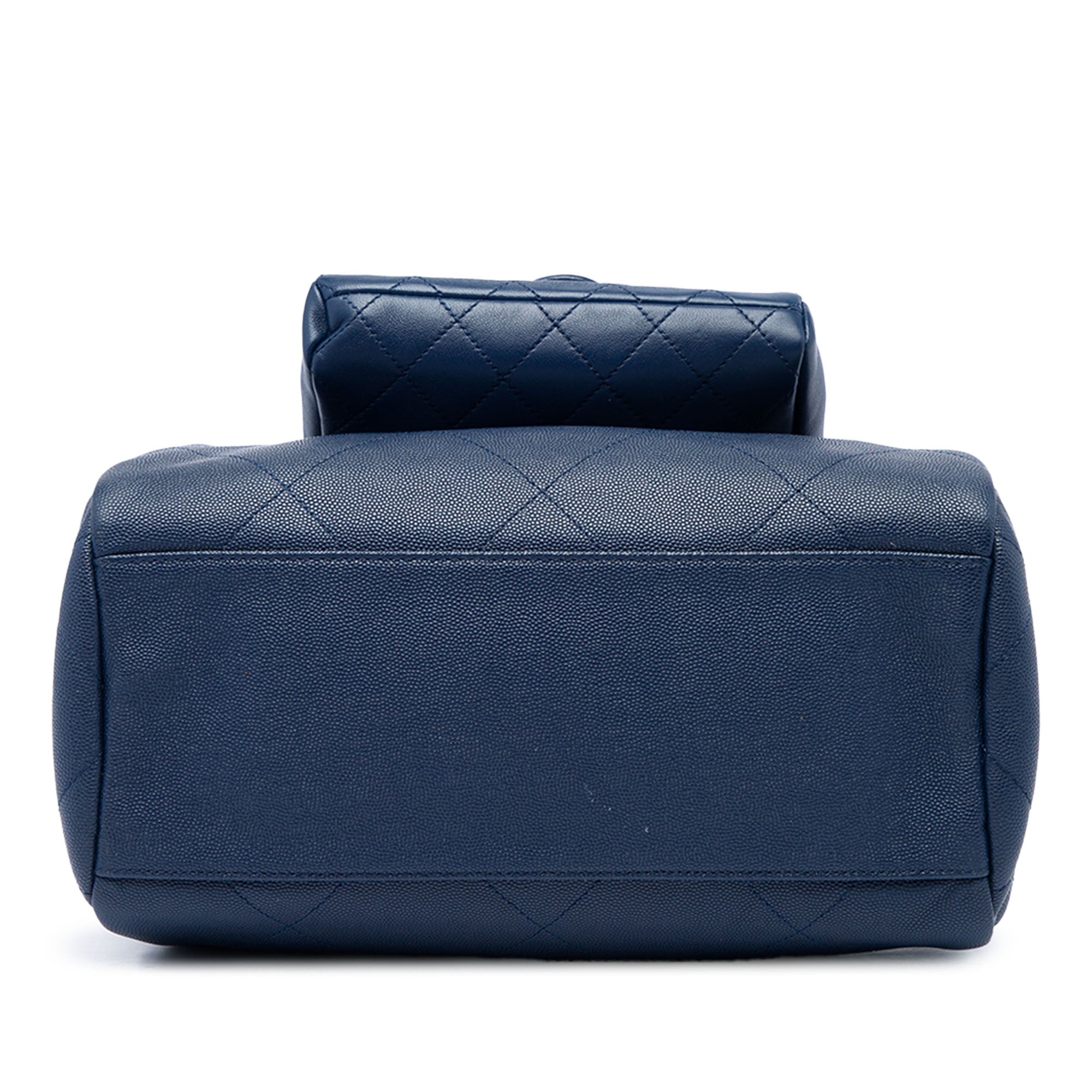 Chanel Small Quilted Caviar and Lambskin In The Loop Bowling Bag - image 3
