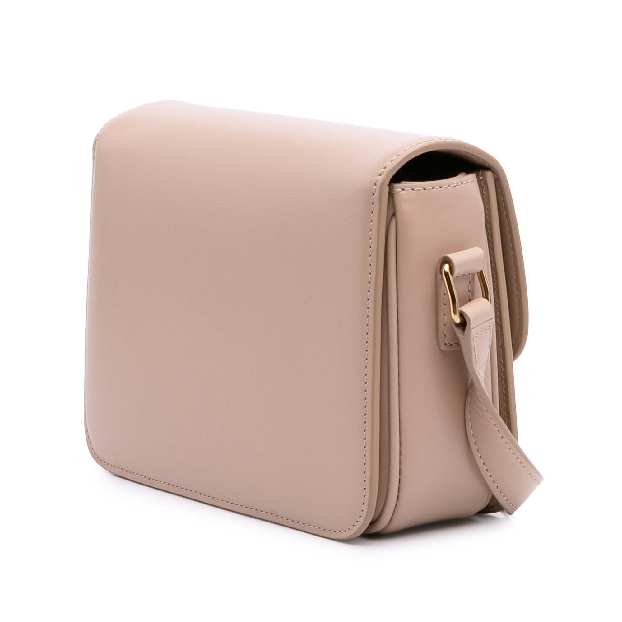 Celine Teen Shiny Calfskin Triomphe Crossbody - image 2