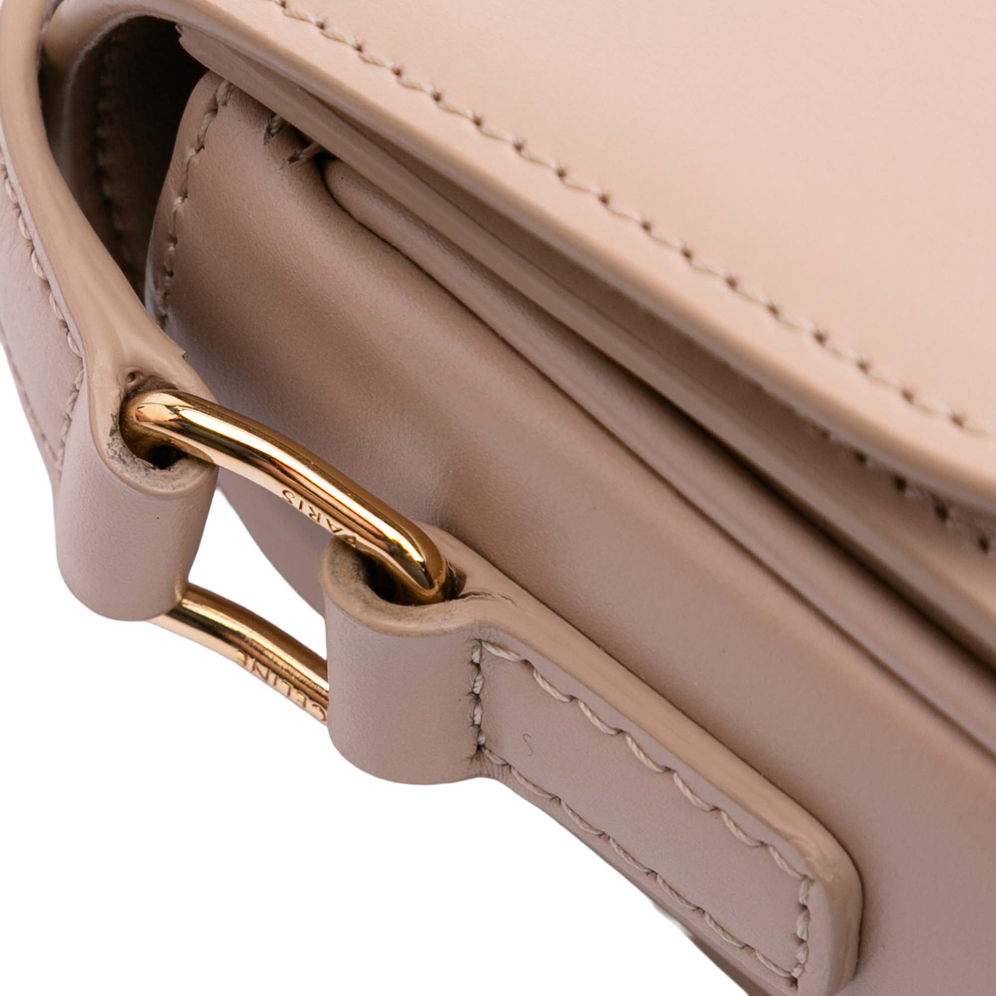Celine Teen Shiny Calfskin Triomphe Crossbody - image 8