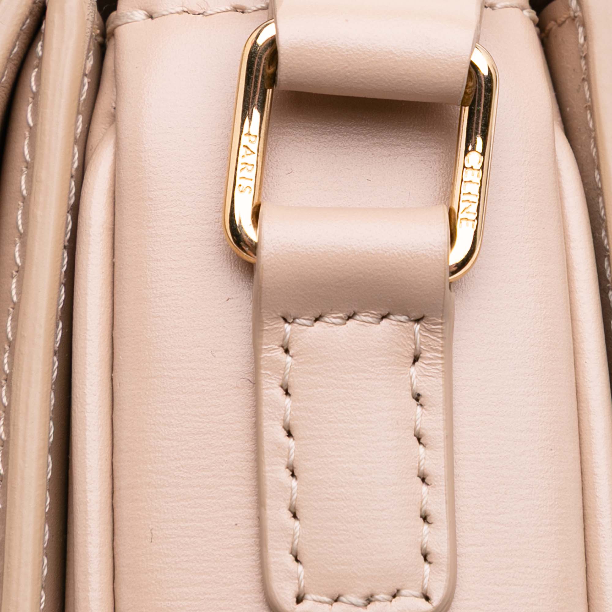 Celine Teen Shiny Calfskin Triomphe Crossbody - image 9