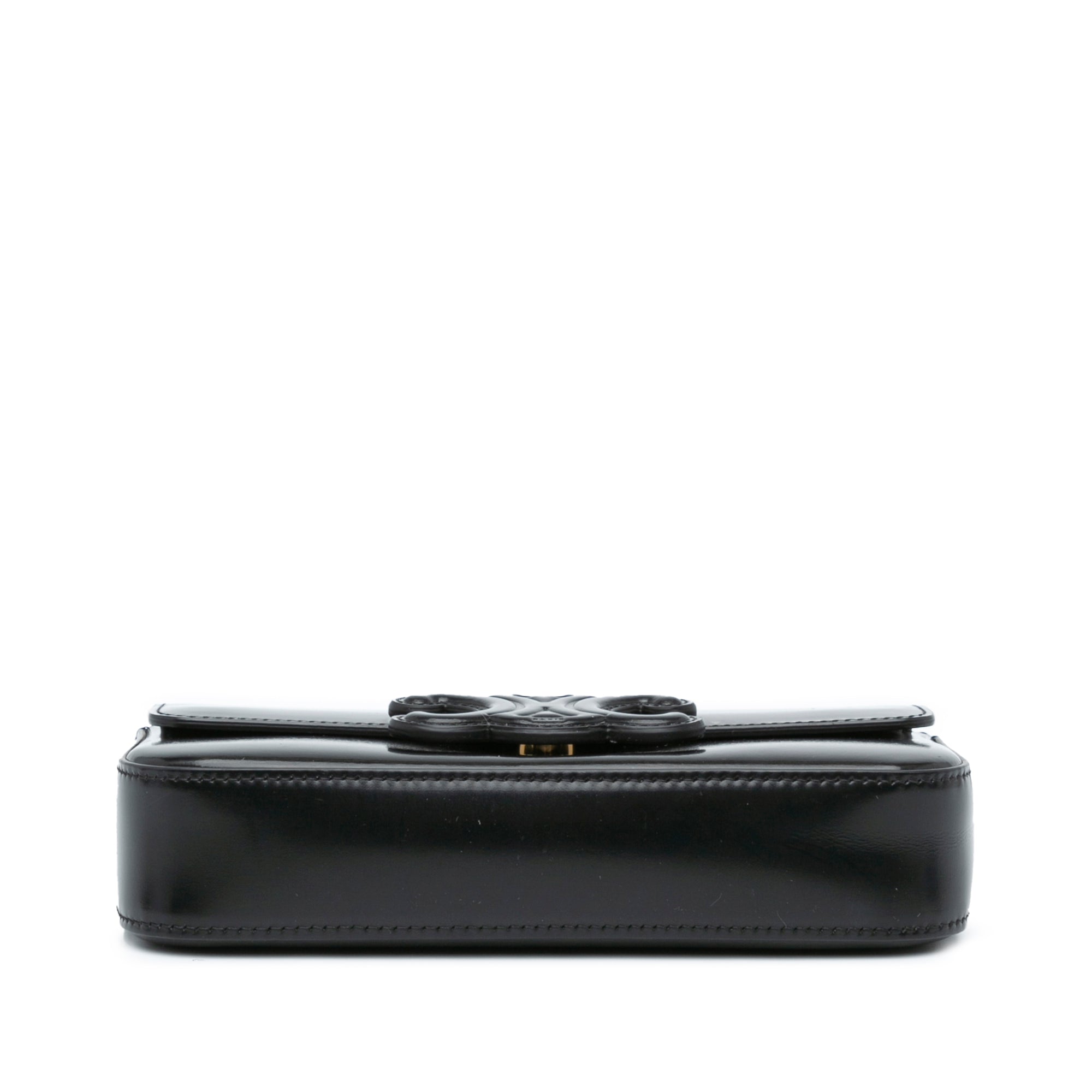 Celine Smooth Calfskin Cuir Triomphe Chain Shoulder Bag - image 3