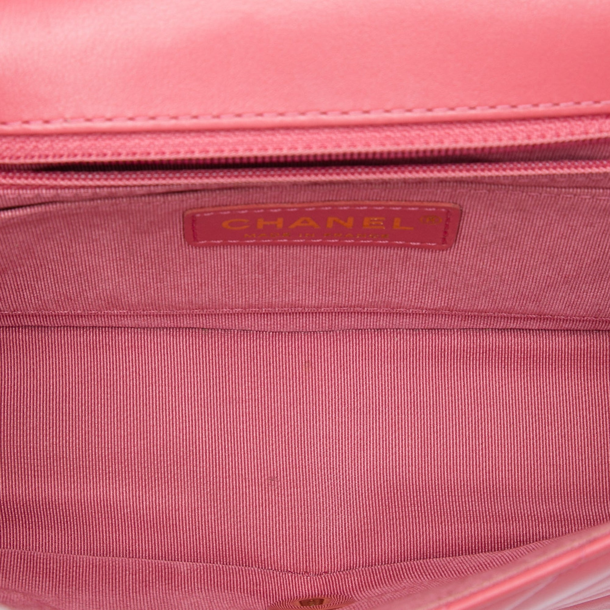 Chanel Mini Chevron Calfskin Statement Flap - image 4