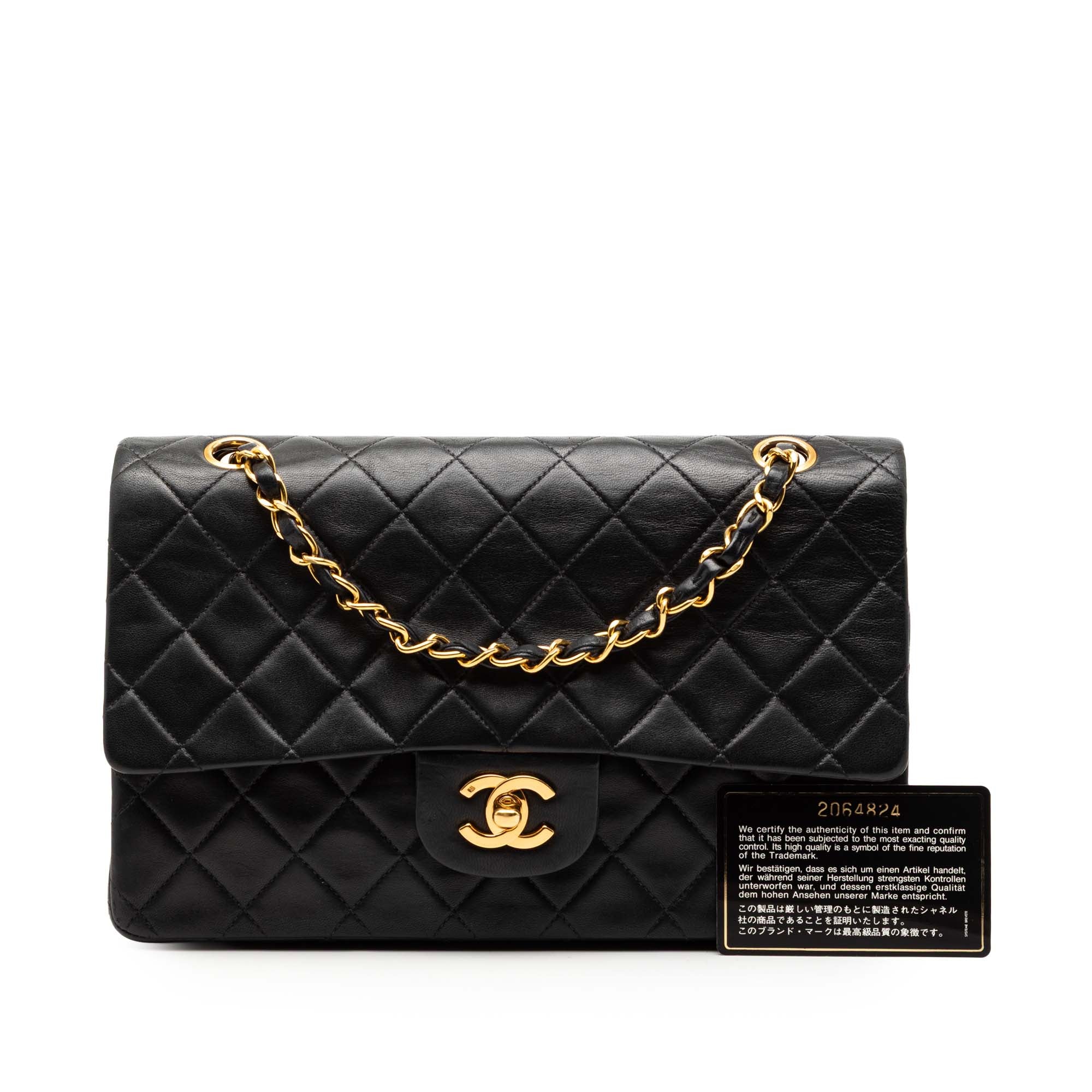Chanel Medium Classic Lambskin Double Flap - image 8