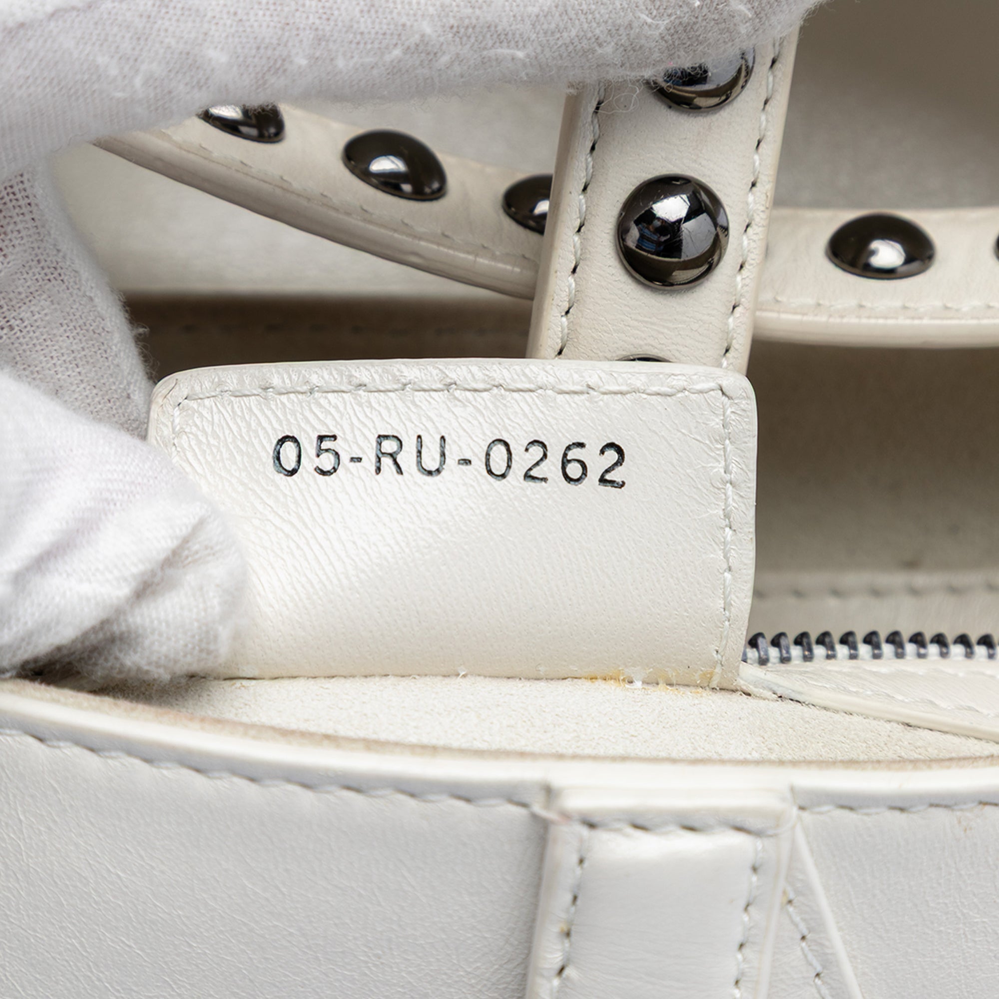 Dior Studded Leather Saddle Bag - image 6