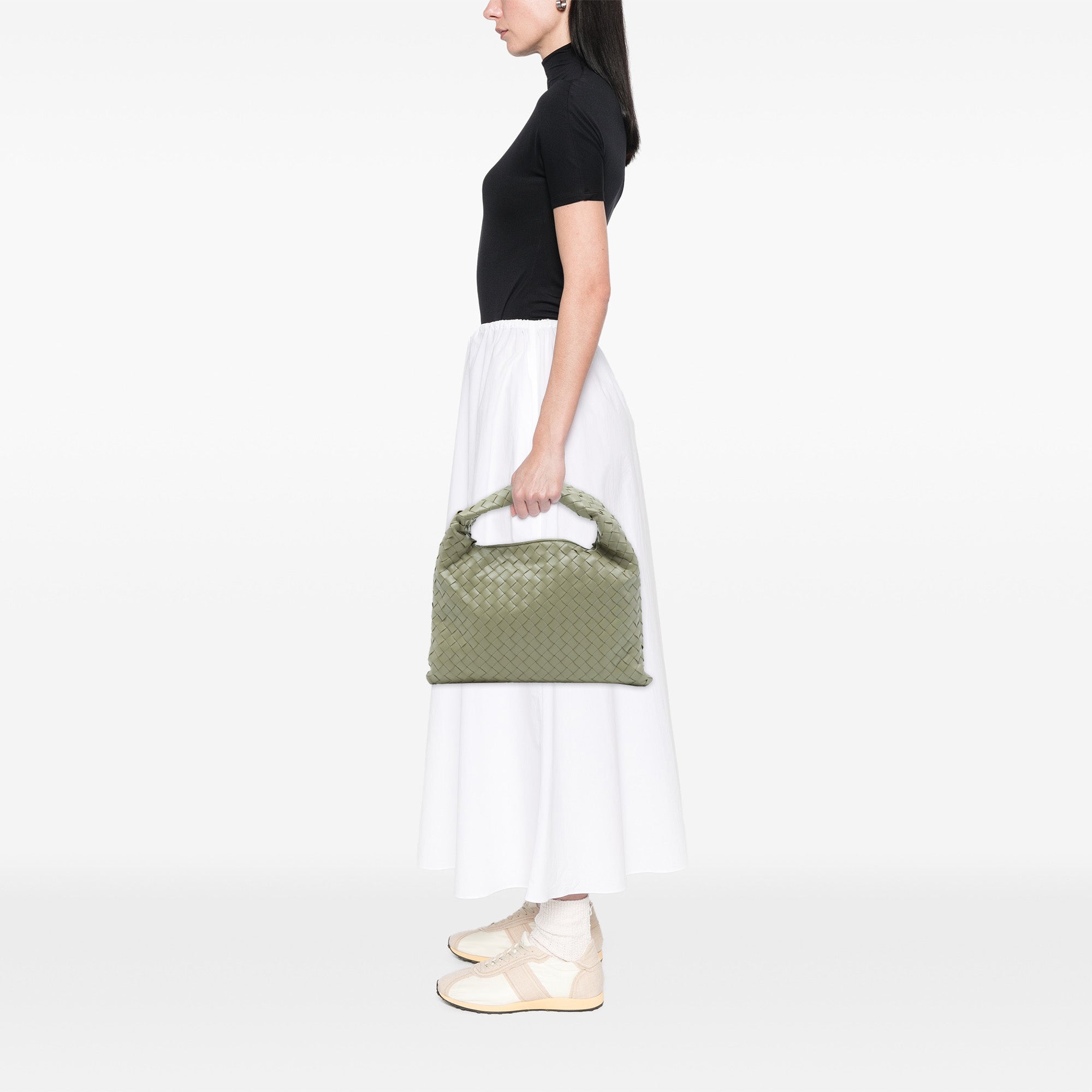Bottega Veneta Small Nappa Intrecciato Hop Hobo - image 6