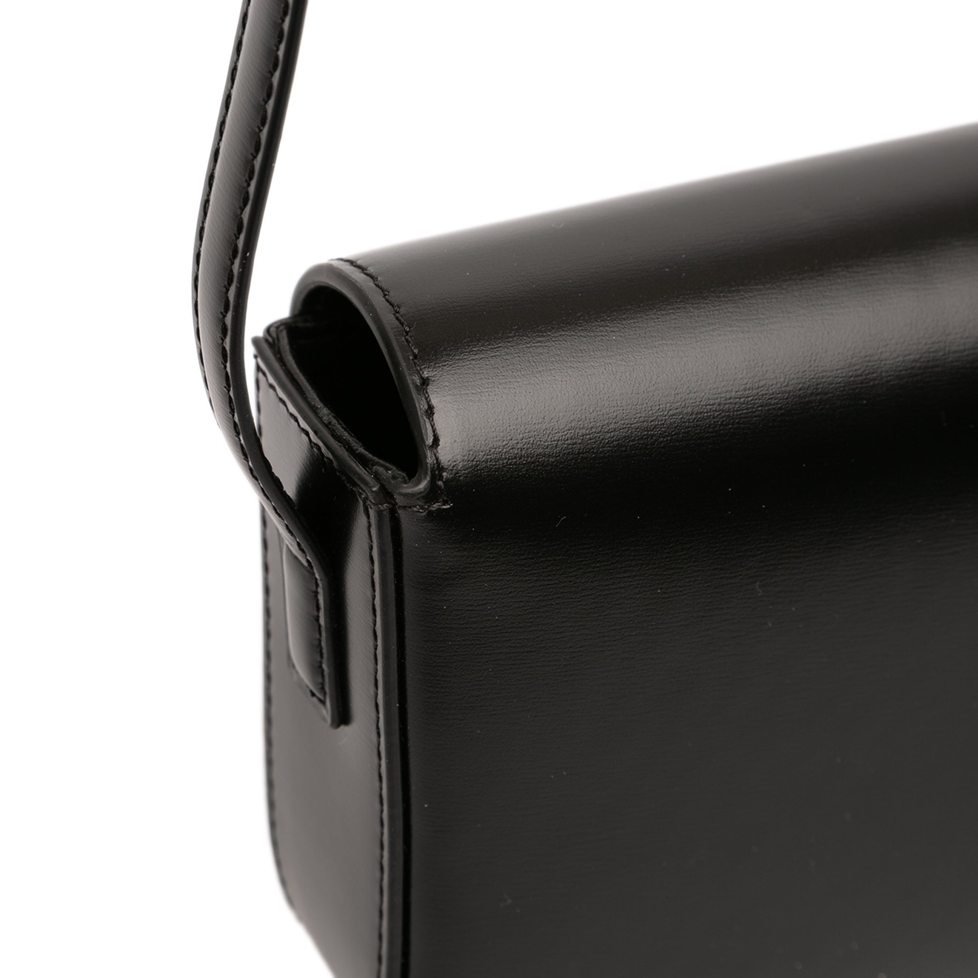 Celine Shiny Calfskin Triomphe Claude Shoulder Bag - image 7