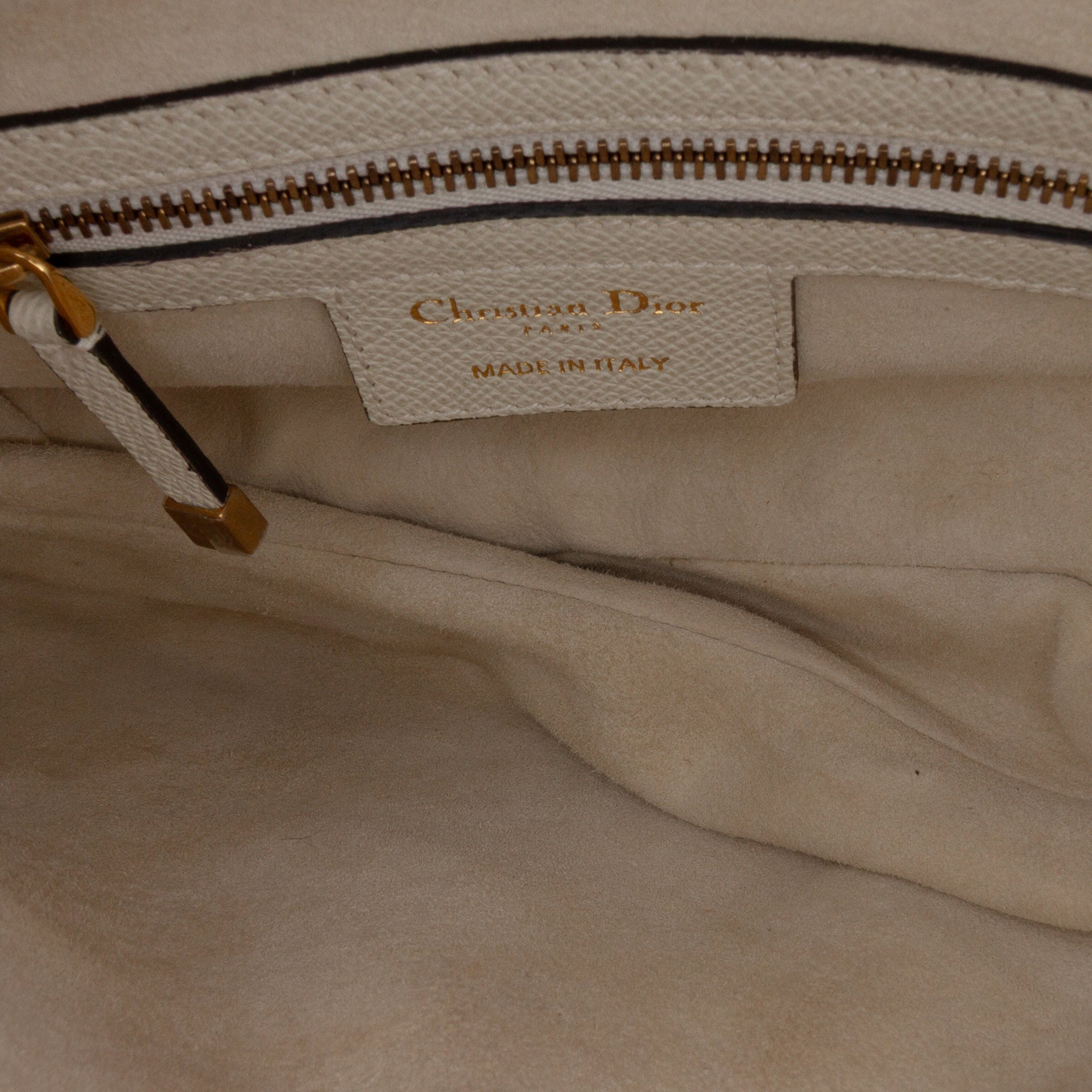 Dior Grained Calfskin Saddle Bag - image 4