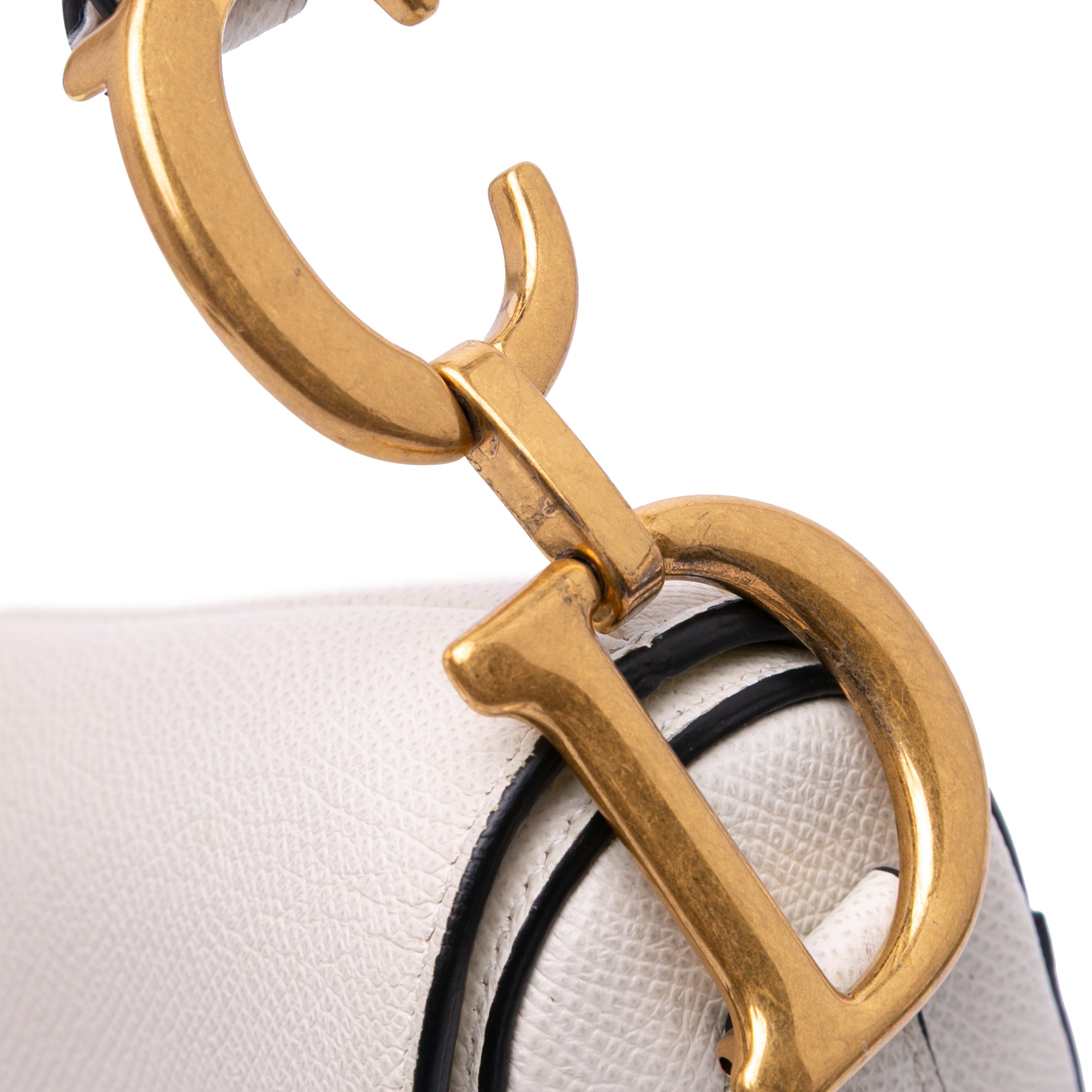Dior Grained Calfskin Saddle Bag - image 7