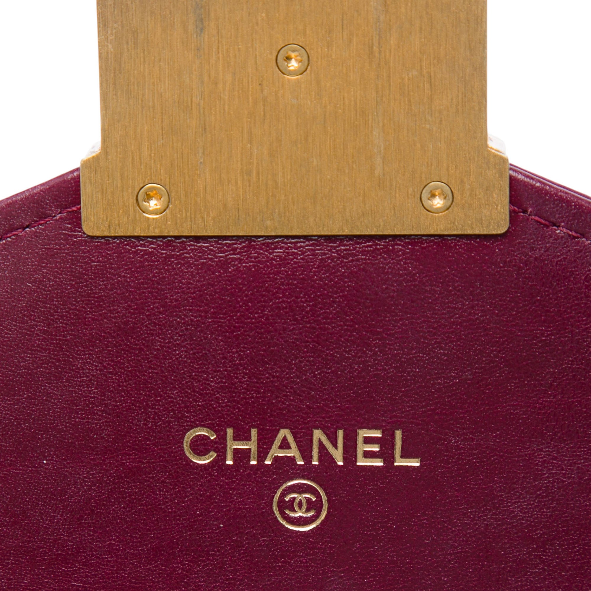 Chanel Chevron Calfskin Medal Wallet On Chain - image 5