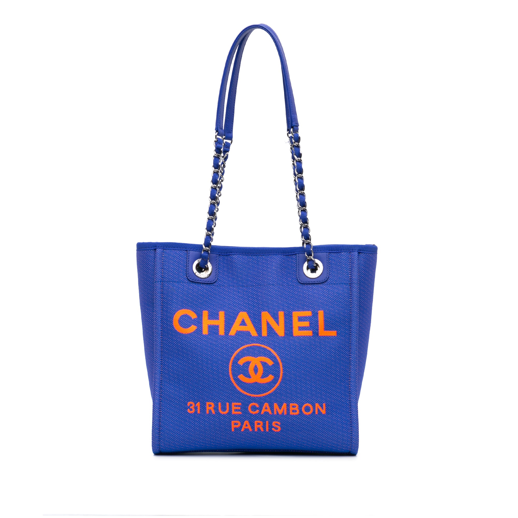 Chanel Mini Canvas Deauville Tote - image 1