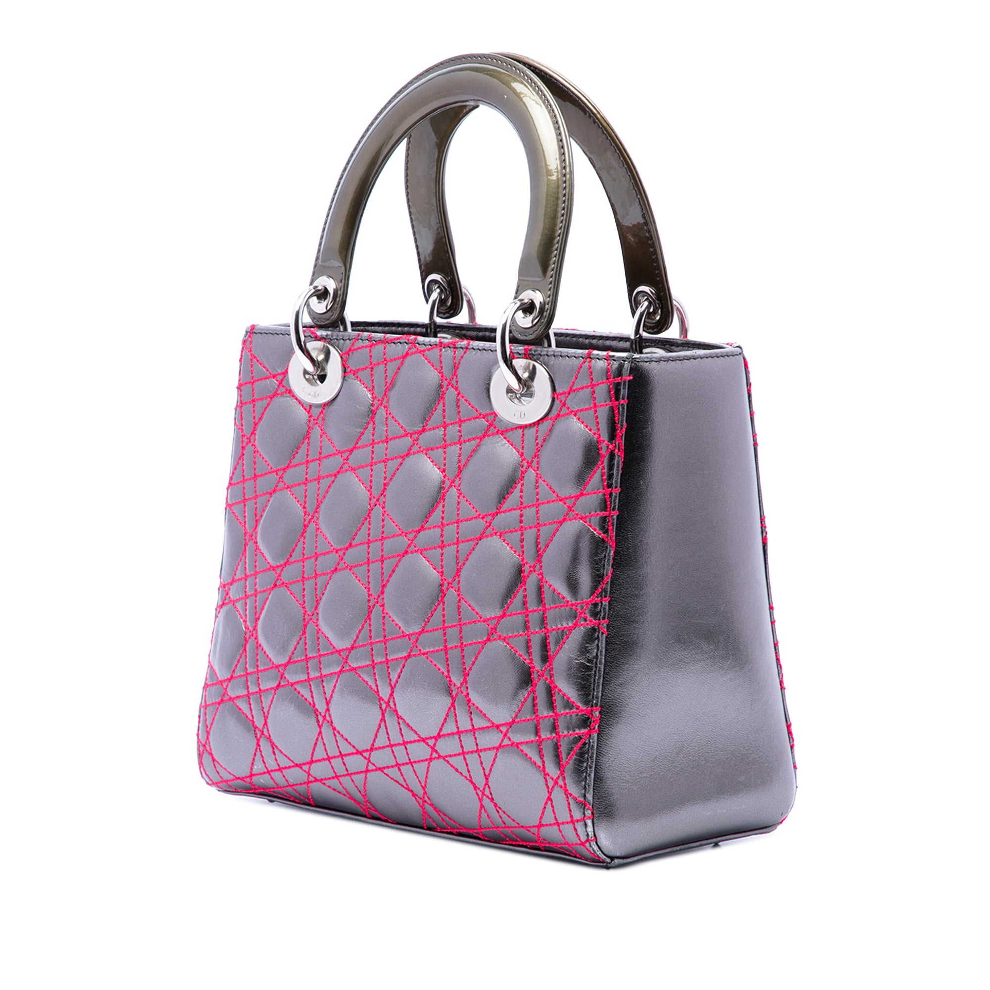 Dior Anselm Reyle Medium Metallic Lambskin Cannage Lady Dior - image 2