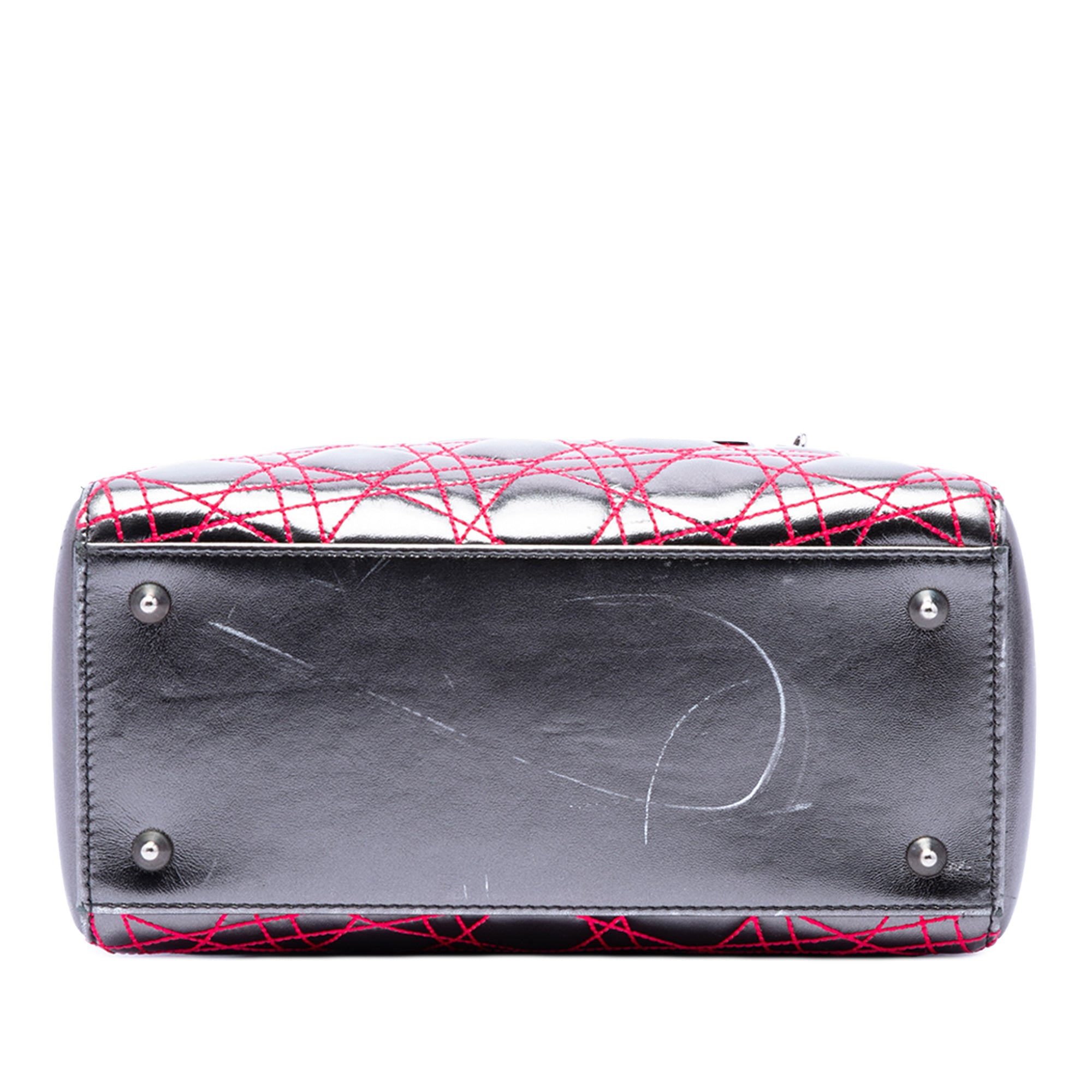 Dior Anselm Reyle Medium Metallic Lambskin Cannage Lady Dior - image 3
