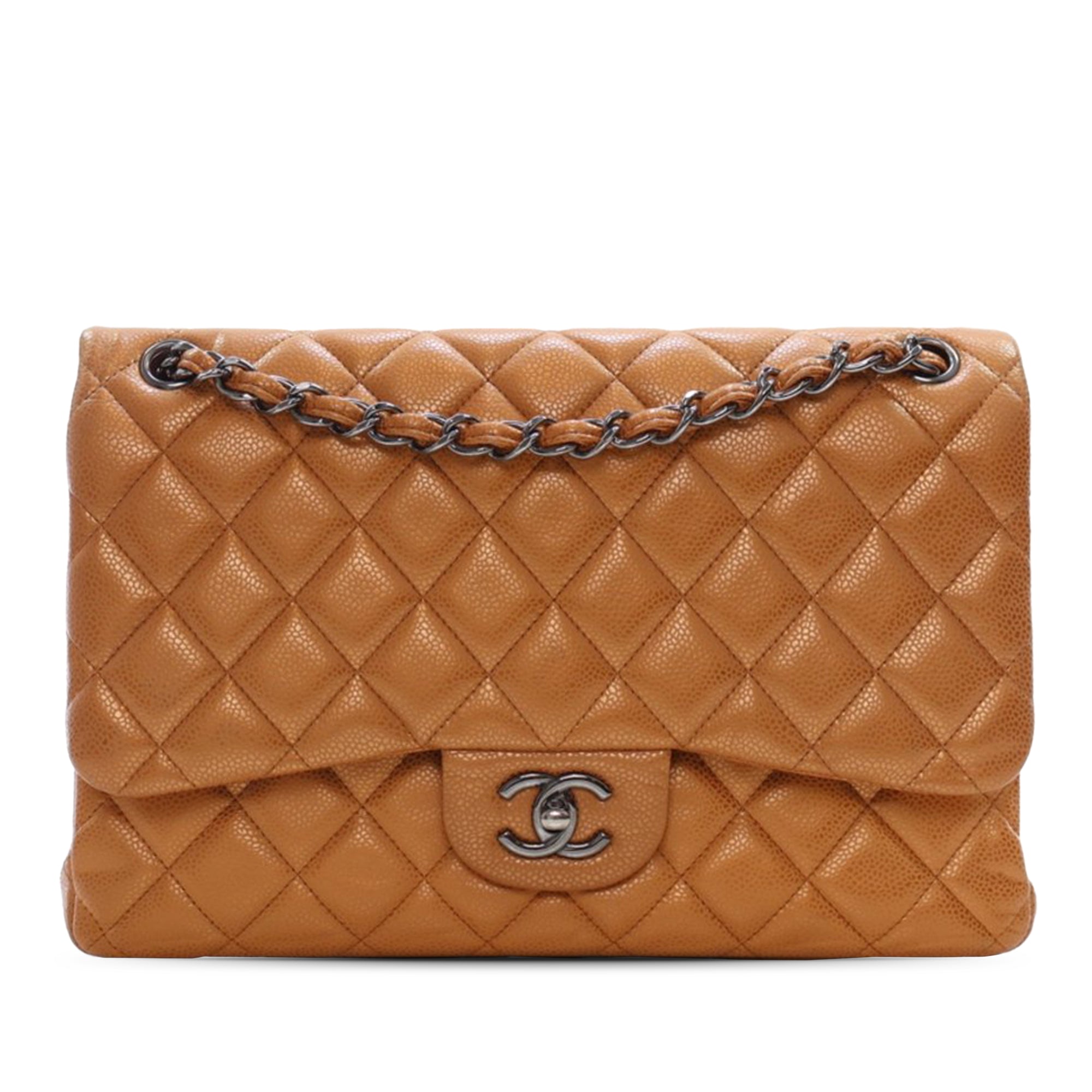 Chanel Jumbo Classic Iridescent Caviar Double Flap - image 1