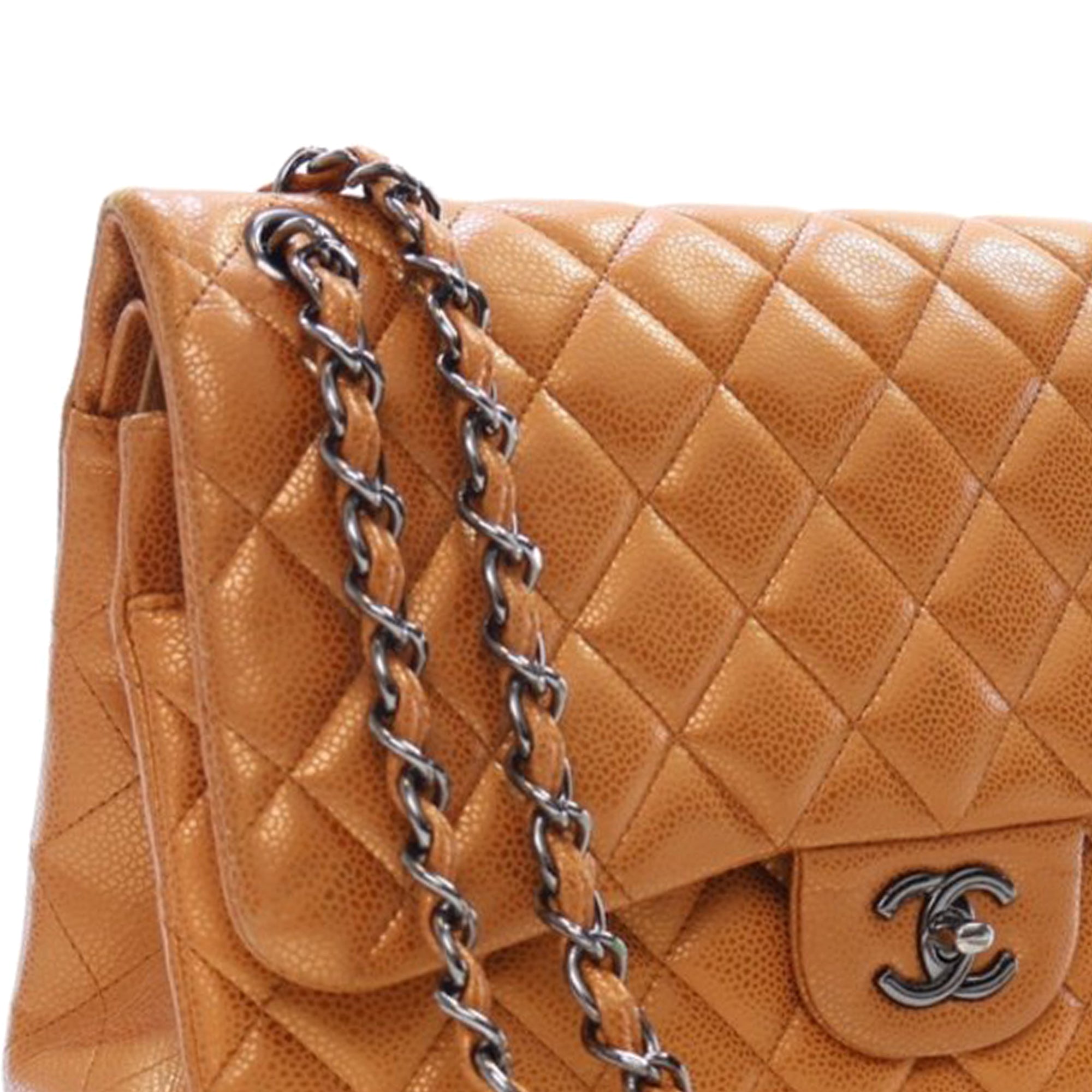 Chanel Jumbo Classic Iridescent Caviar Double Flap - image 7